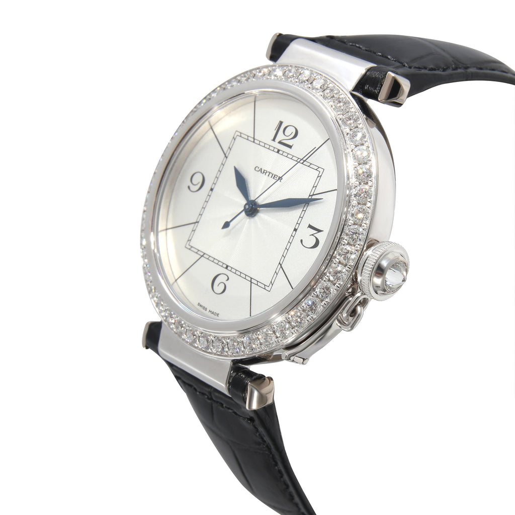 CARTIER Pasha de WJ120251 Men's Watch in 18kt White Gold