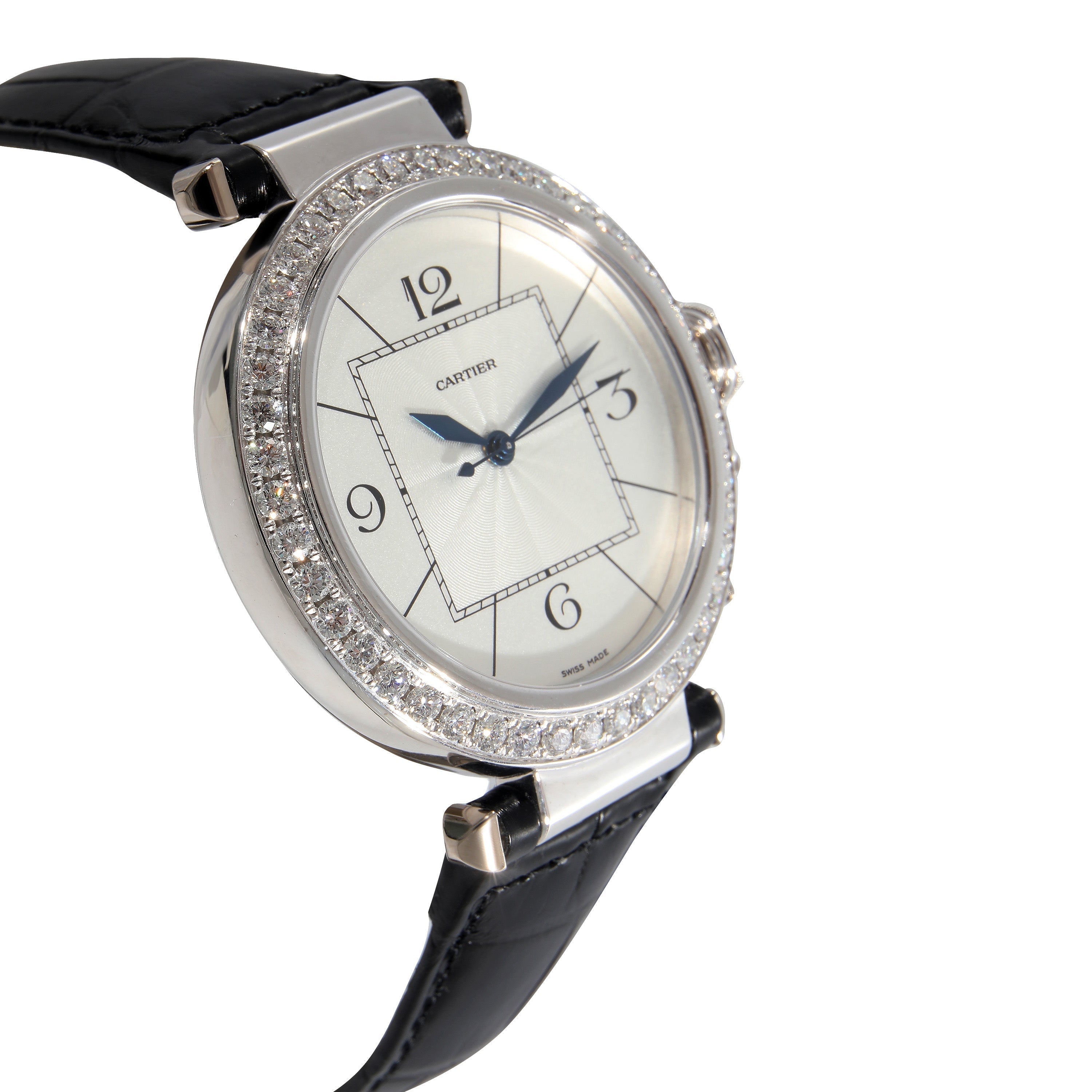 CARTIER Pasha de WJ120251 Men's Watch in 18kt White Gold