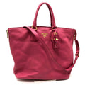 PRADA Handbag BN1713 leather pink logo Women Used