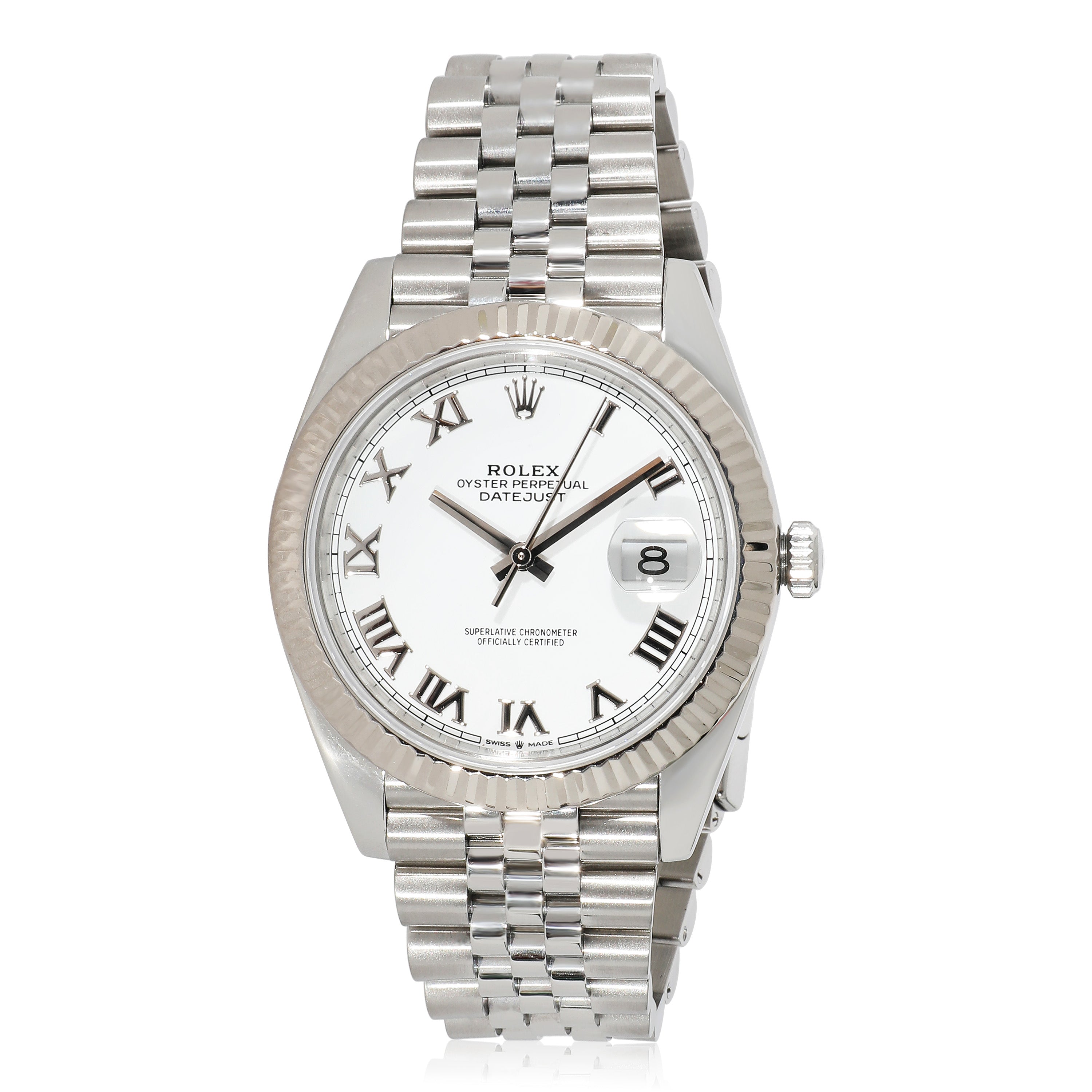 ROLEX Datejust 41 126334 Men's Watch in 18kt Stainless Steel/White Gold