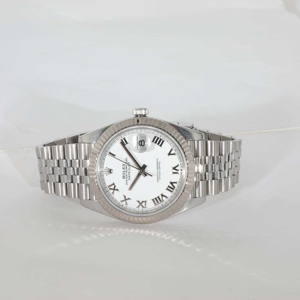 ROLEX Datejust 41 126334 Men's Watch in 18kt Stainless Steel/White Gold