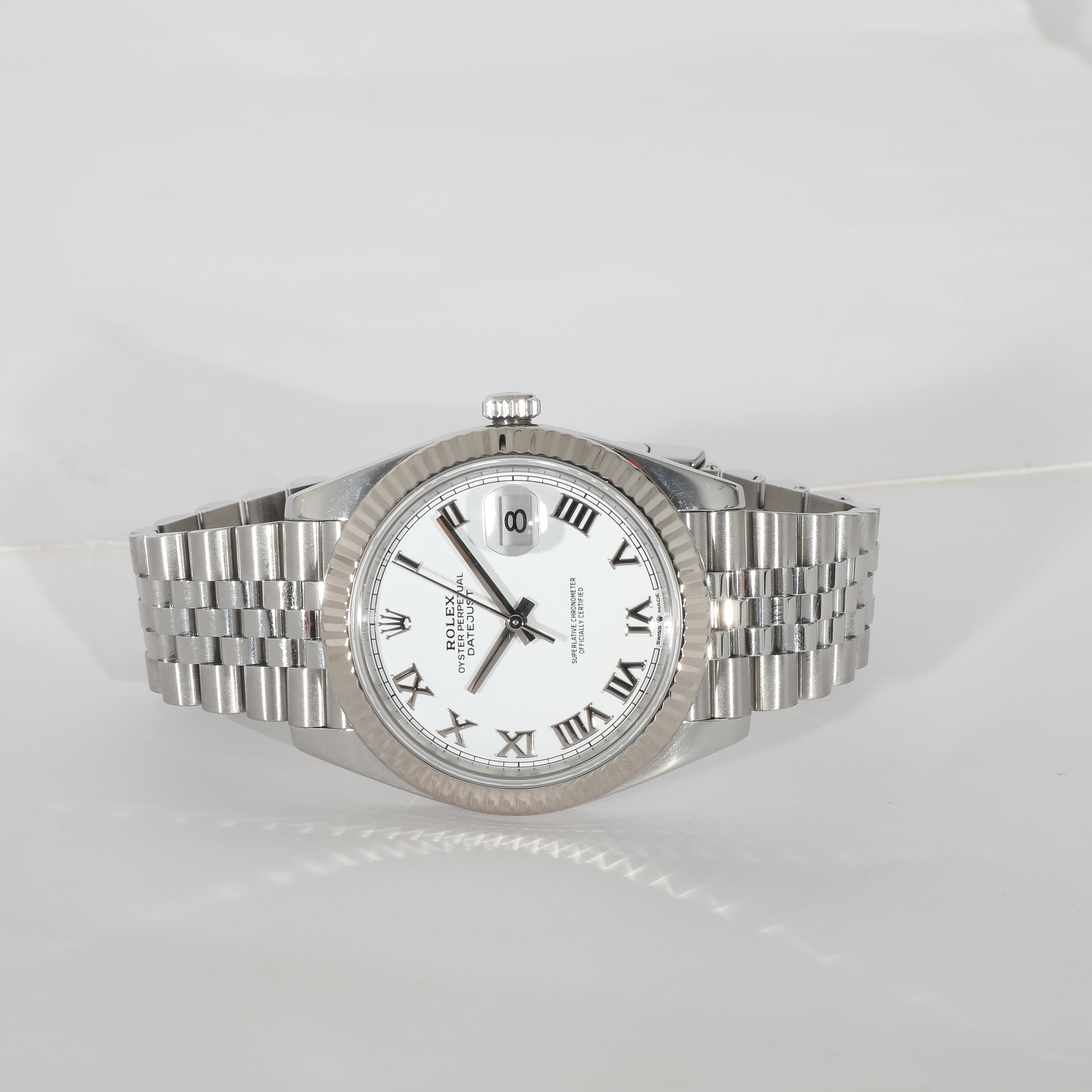 ROLEX Datejust 41 126334 Men's Watch in 18kt Stainless Steel/White Gold