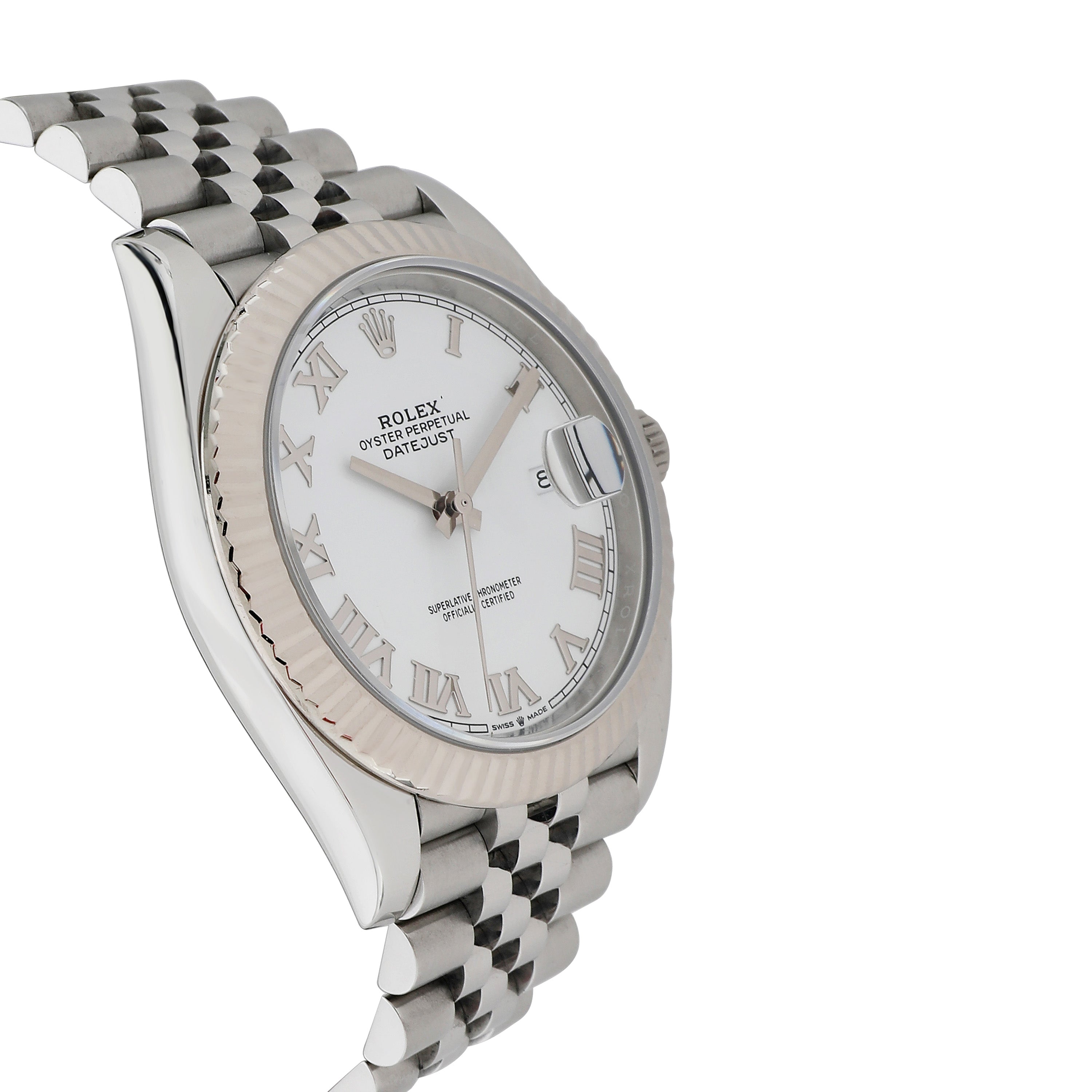 ROLEX Datejust 41 126334 Men's Watch in 18kt Stainless Steel/White Gold