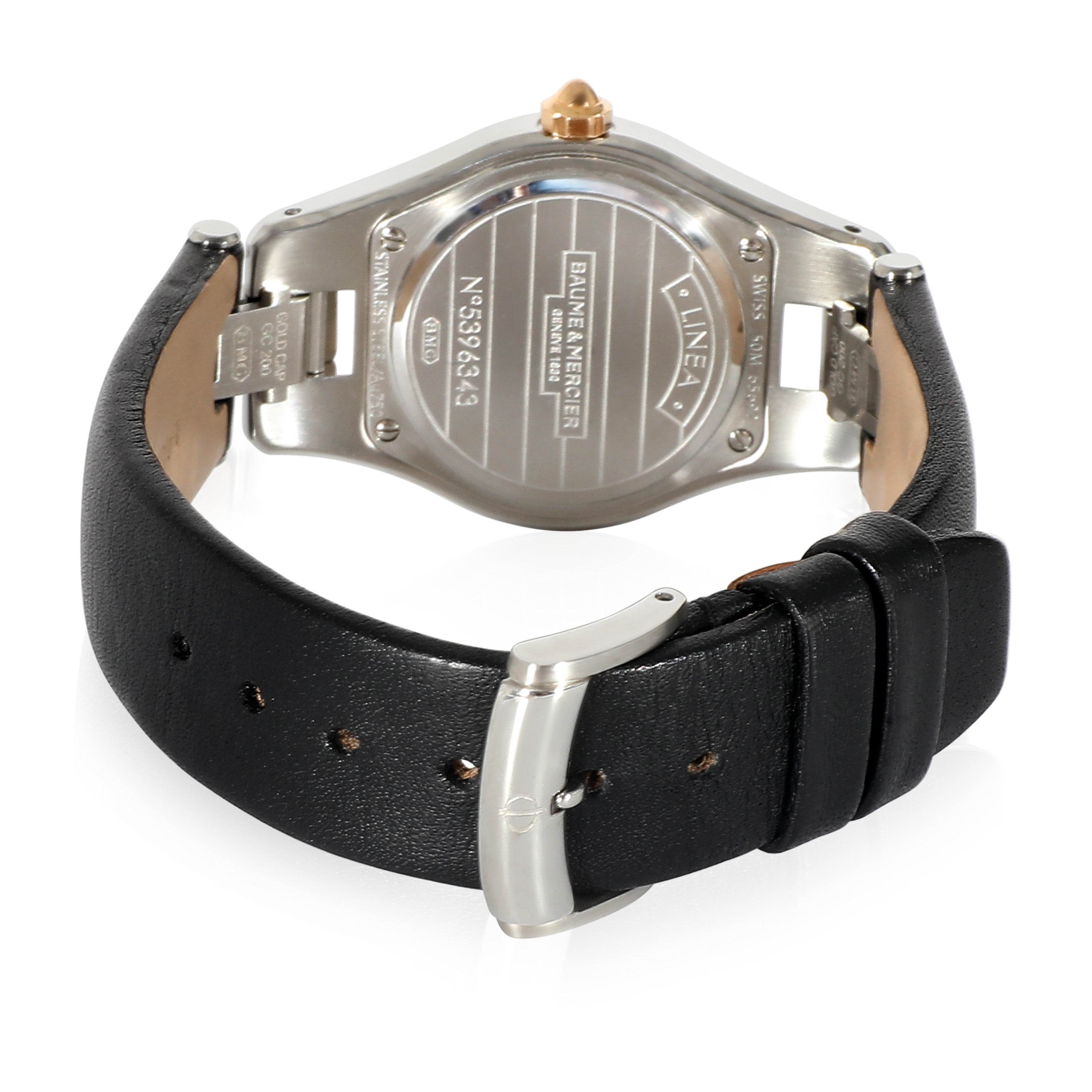 BAUME & MERCIER Linea 65692 Women's Watch in 18kt Stainless Steel/Rose Gold
