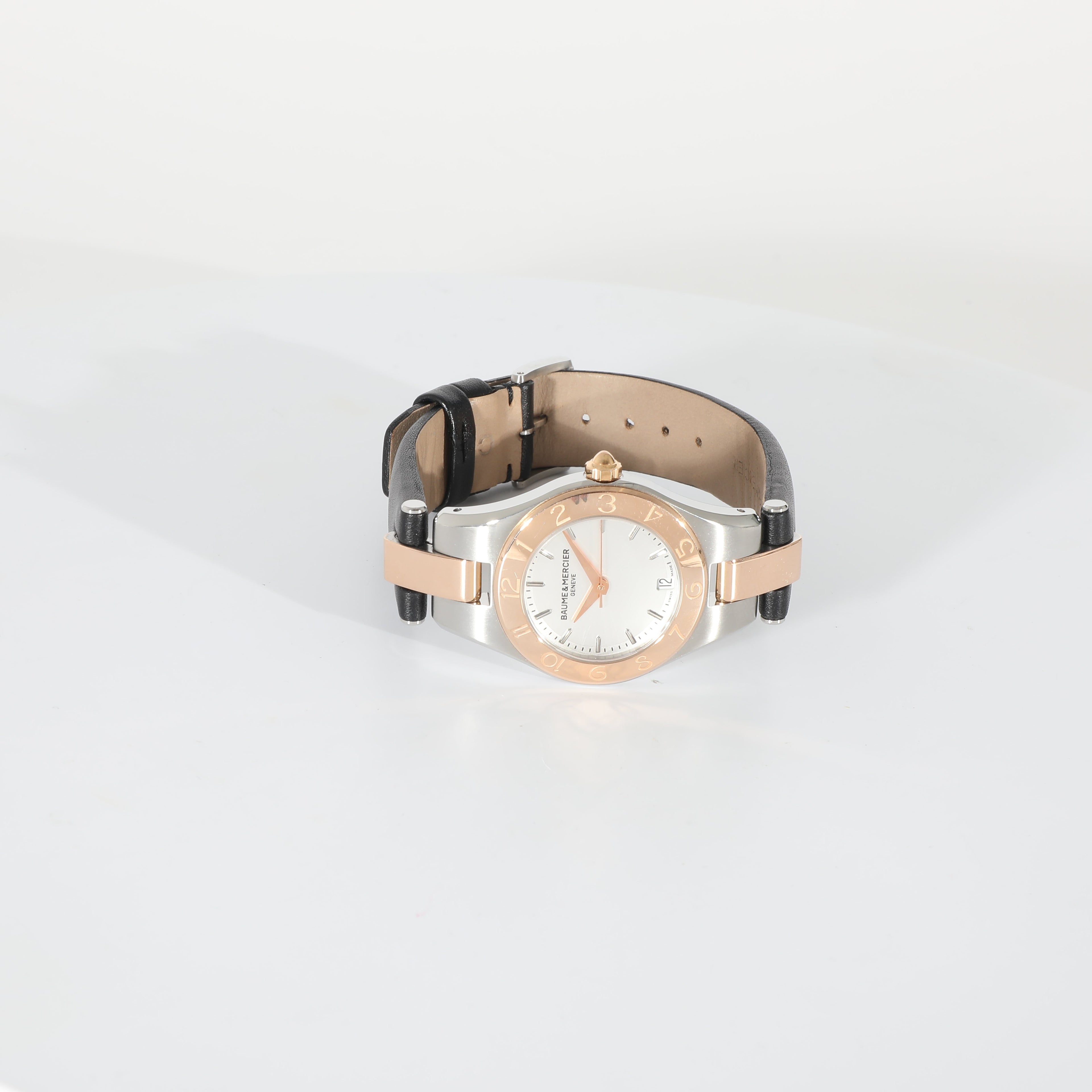 BAUME & MERCIER Linea 65692 Women's Watch in 18kt Stainless Steel/Rose Gold