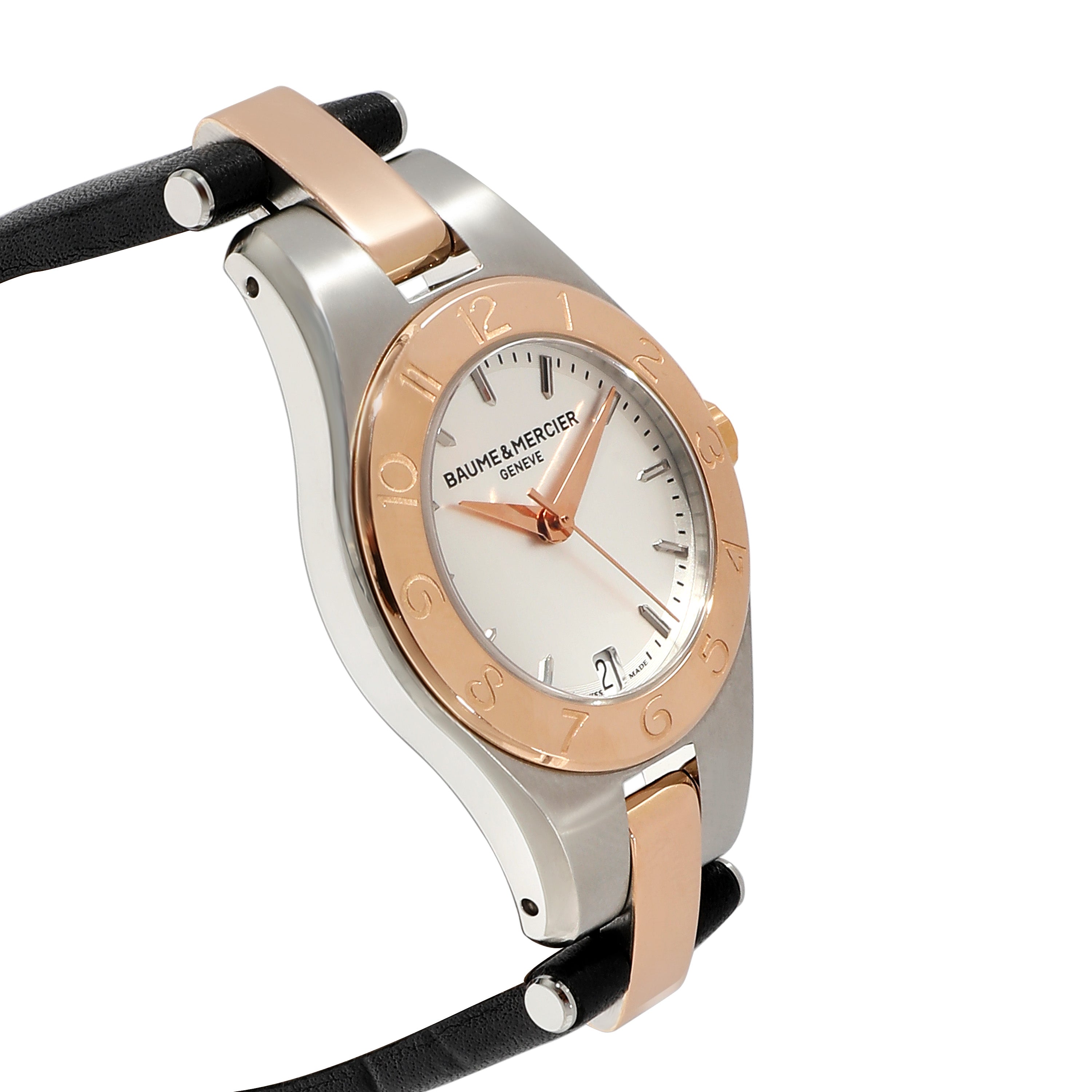 BAUME & MERCIER Linea 65692 Women's Watch in 18kt Stainless Steel/Rose Gold