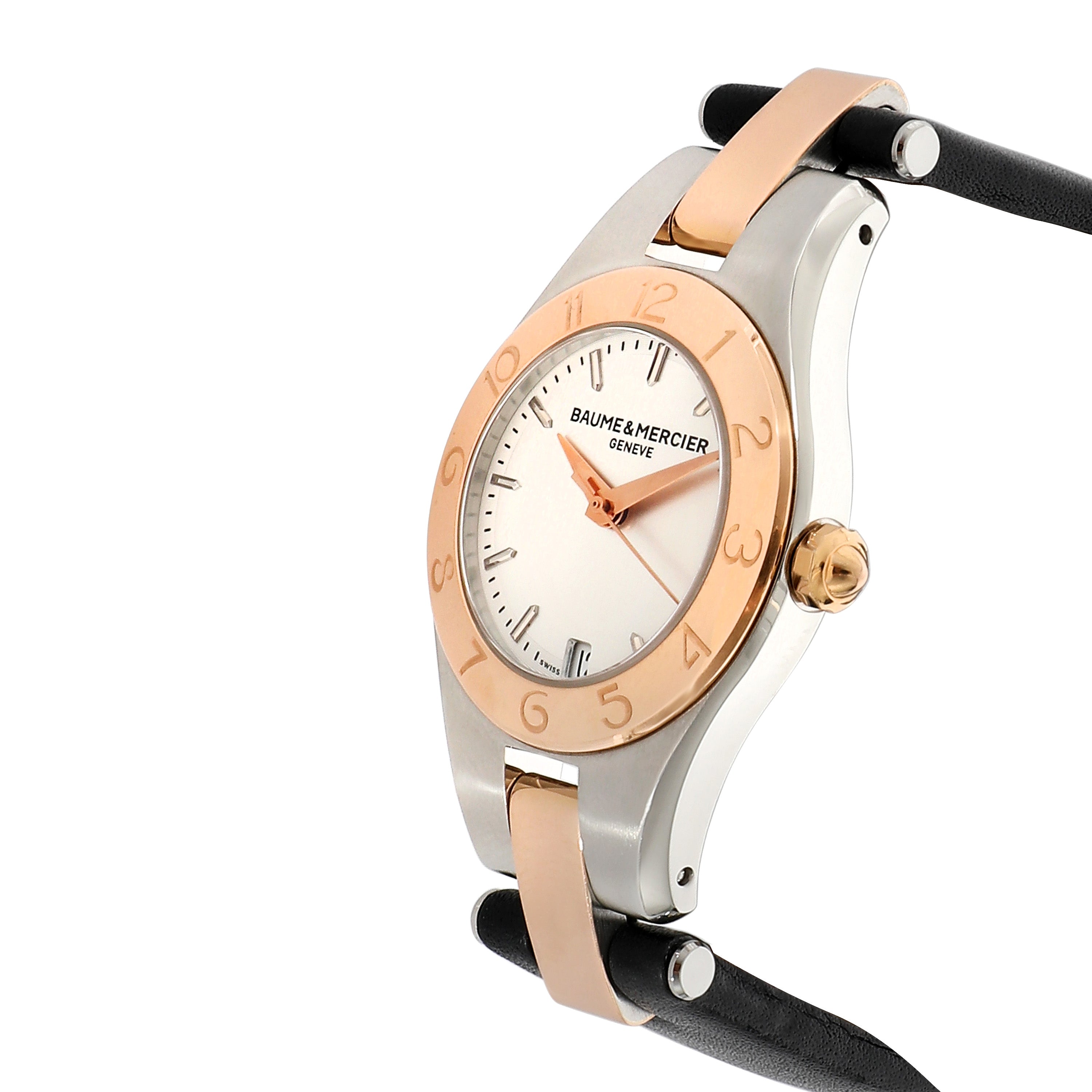 BAUME & MERCIER Linea 65692 Women's Watch in 18kt Stainless Steel/Rose Gold