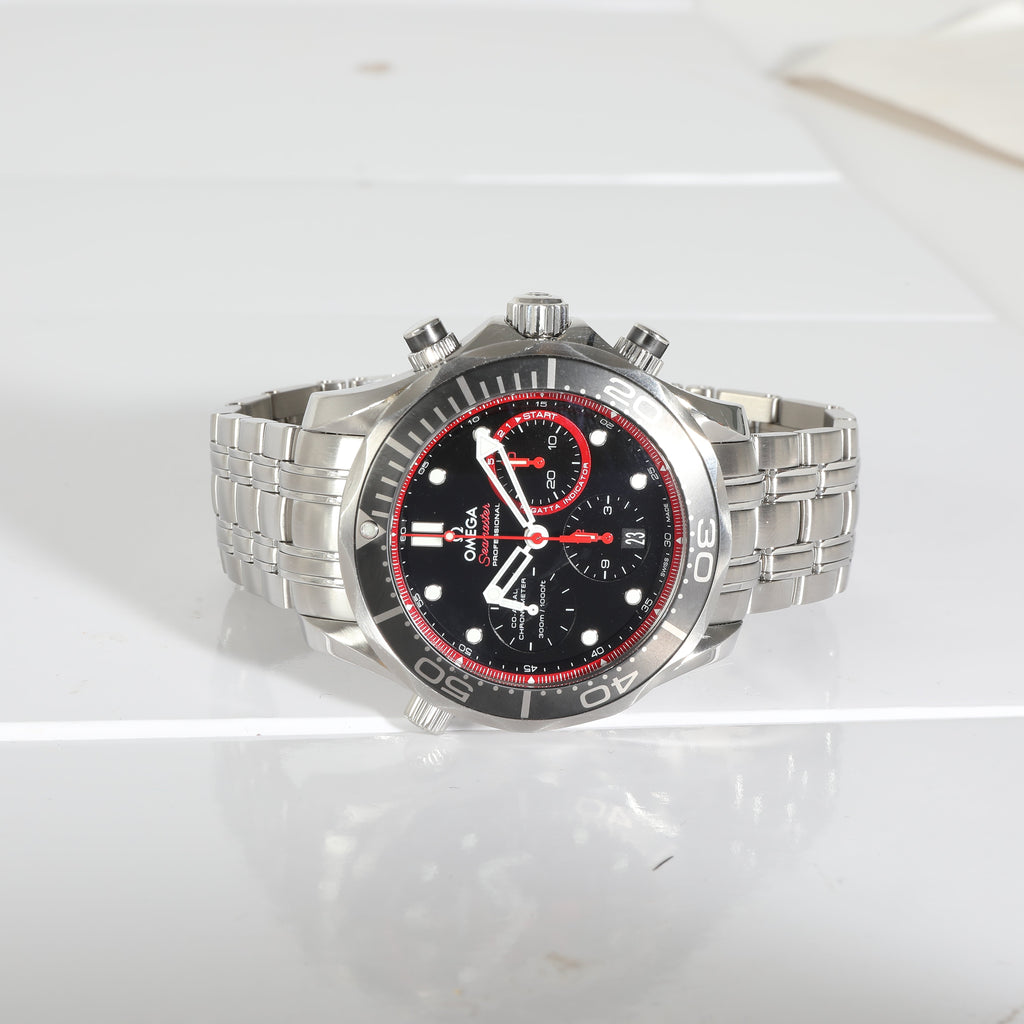 OMEGA Seamaster Diver ETNZ 212.32.44.50.01.001 Men's Watch in Stainless Steel