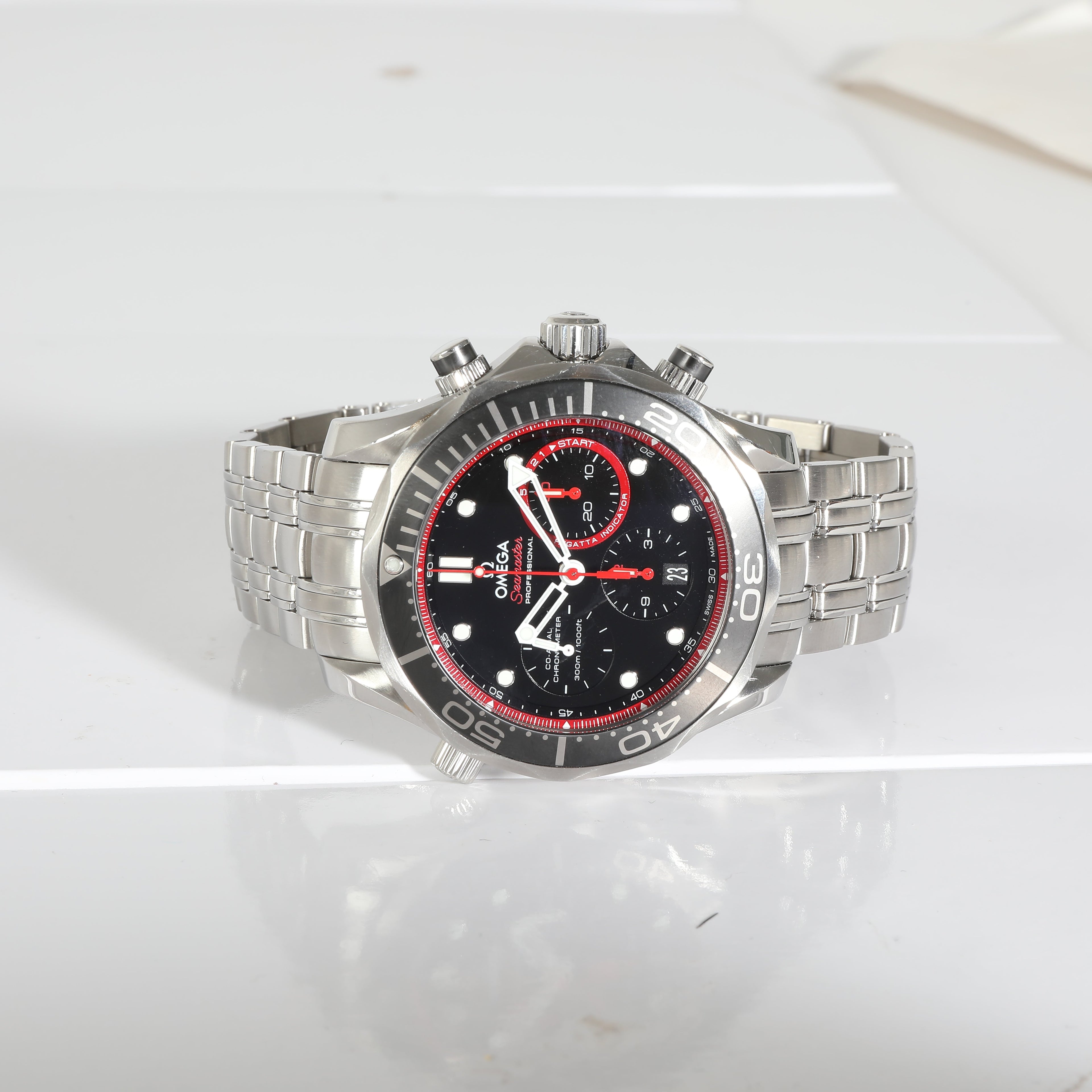 OMEGA Seamaster Diver ETNZ 212.32.44.50.01.001 Men's Watch in Stainless Steel