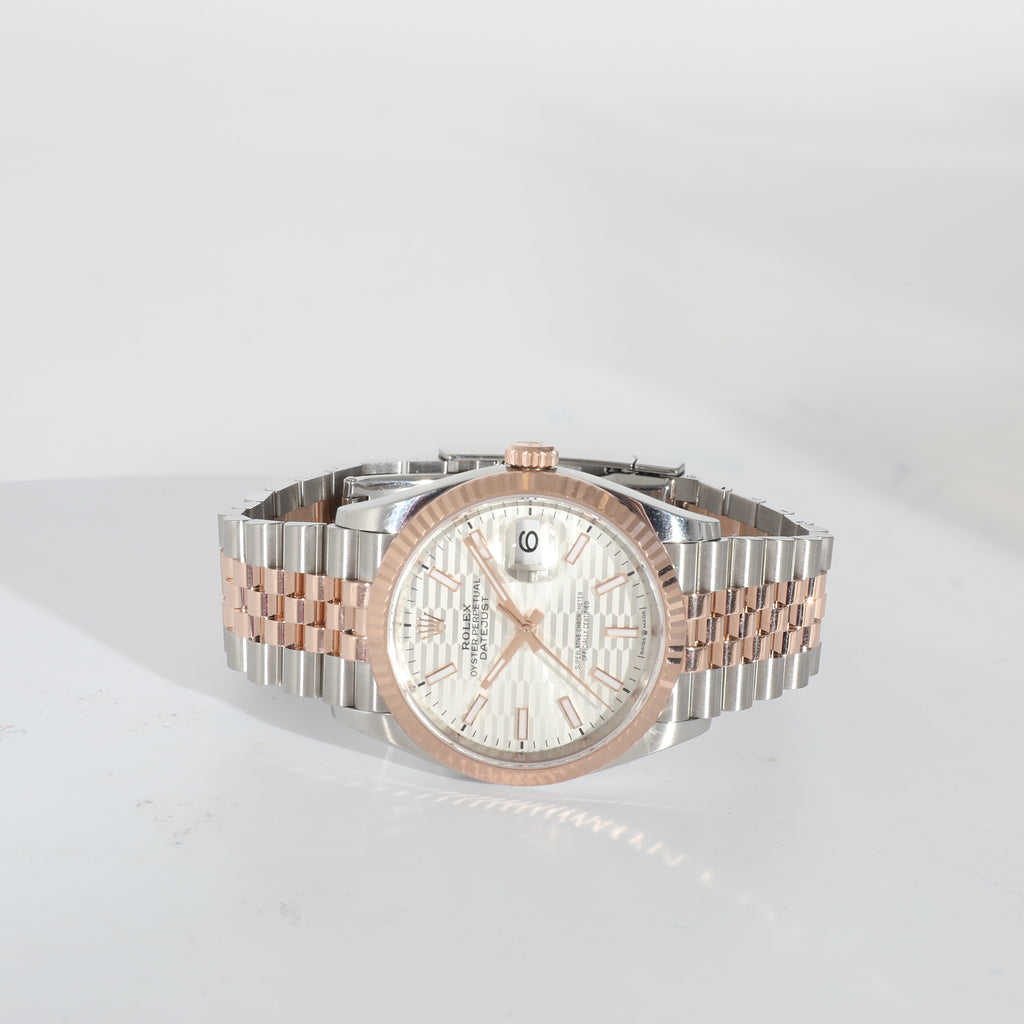 ROLEX Datejust 126231 Men's Watch in 18kt Stainless Steel/Rose Gold
