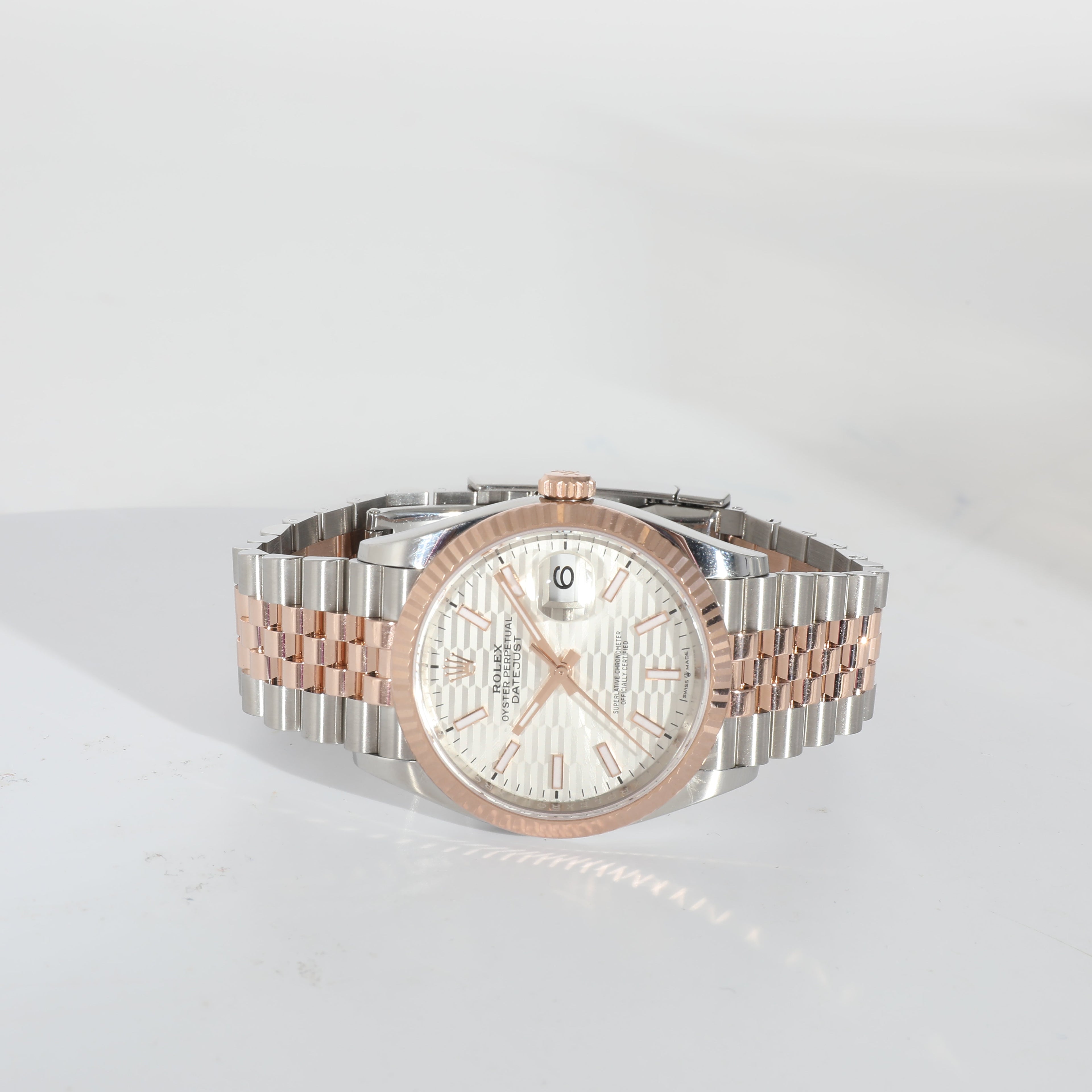 ROLEX Datejust 126231 Men's Watch in 18kt Stainless Steel/Rose Gold