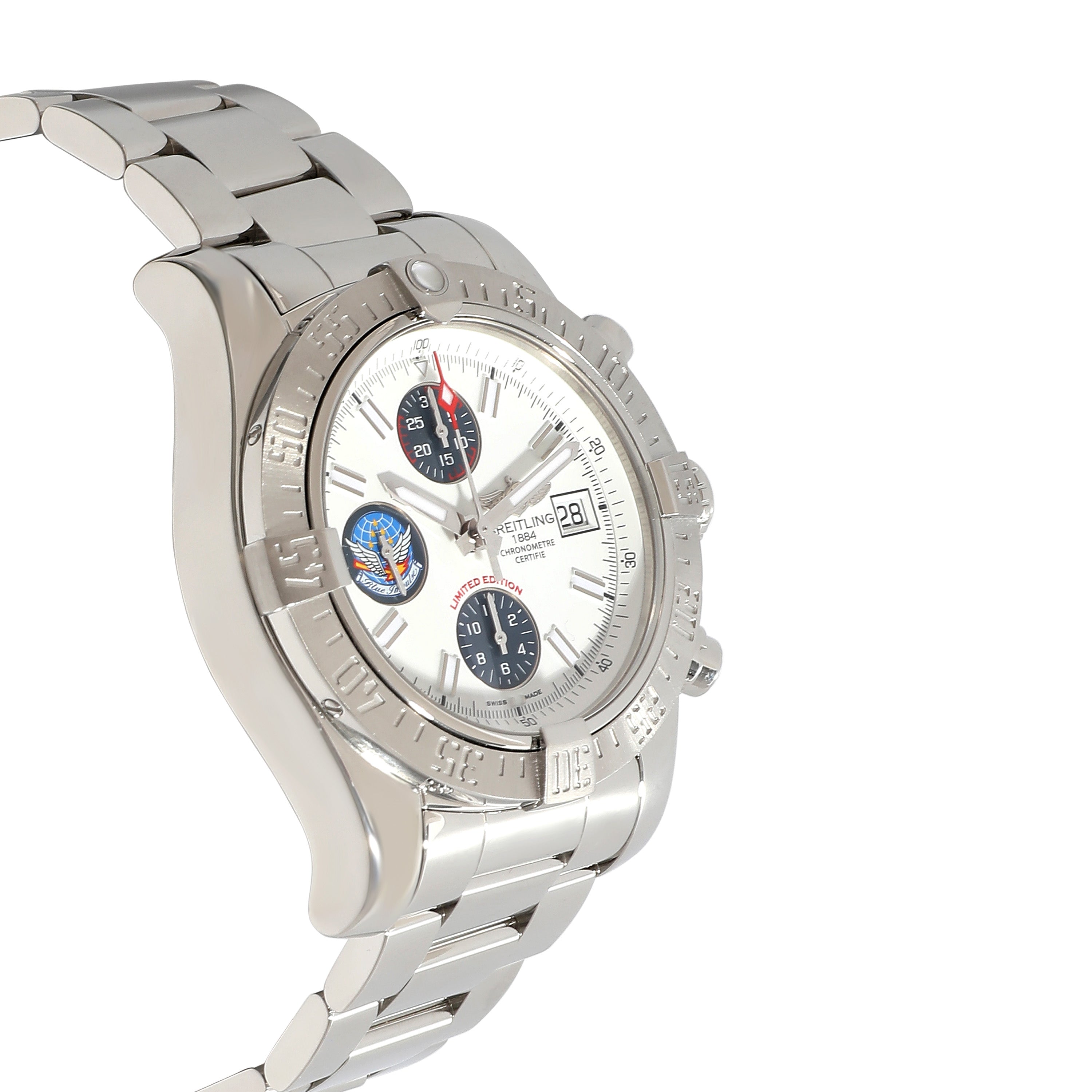 BREITLING Avenger II Blue Impulse A133811A/A817 Men's Watch in Stainless Steel