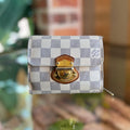 LOUIS VUITTON Joey Portofeuil Damier Azur Wallet