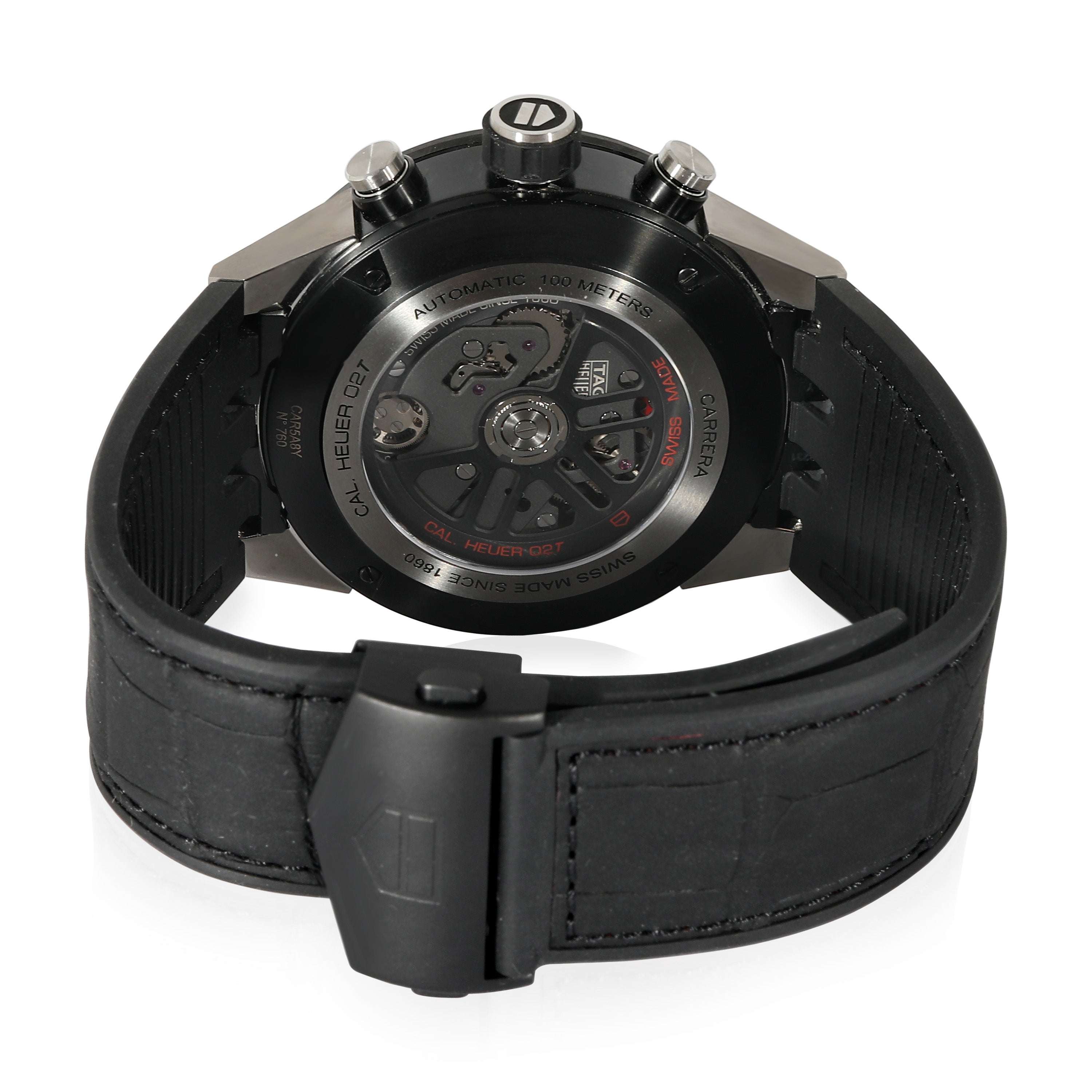 TAG HEUER Carrera CAR5A8Y.FC6377 Men's Watch in Ceramic/Titanium