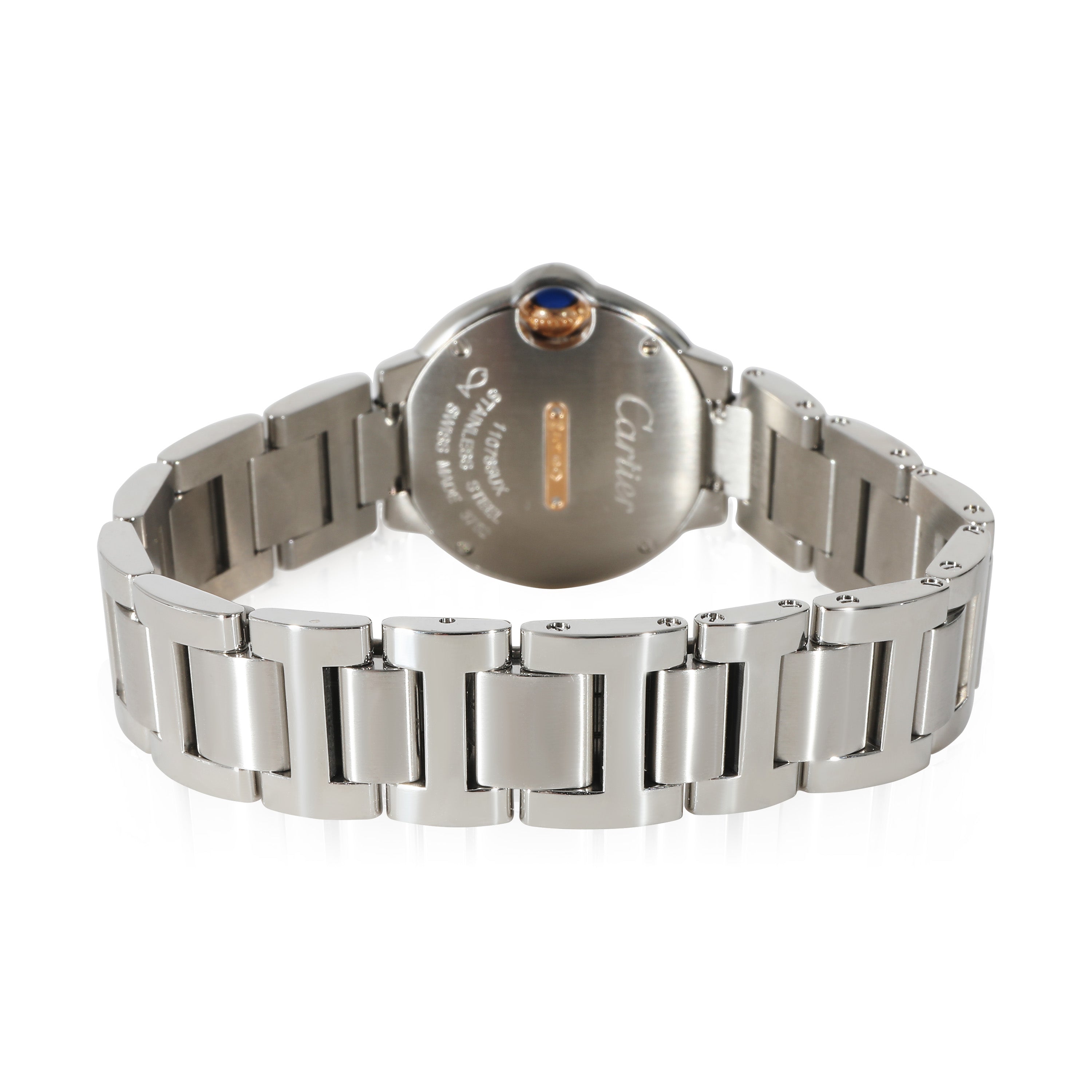 CARTIER Ballon Bleu WE902079 Women's Watch in 18kt Stainless Steel/Rose Gold