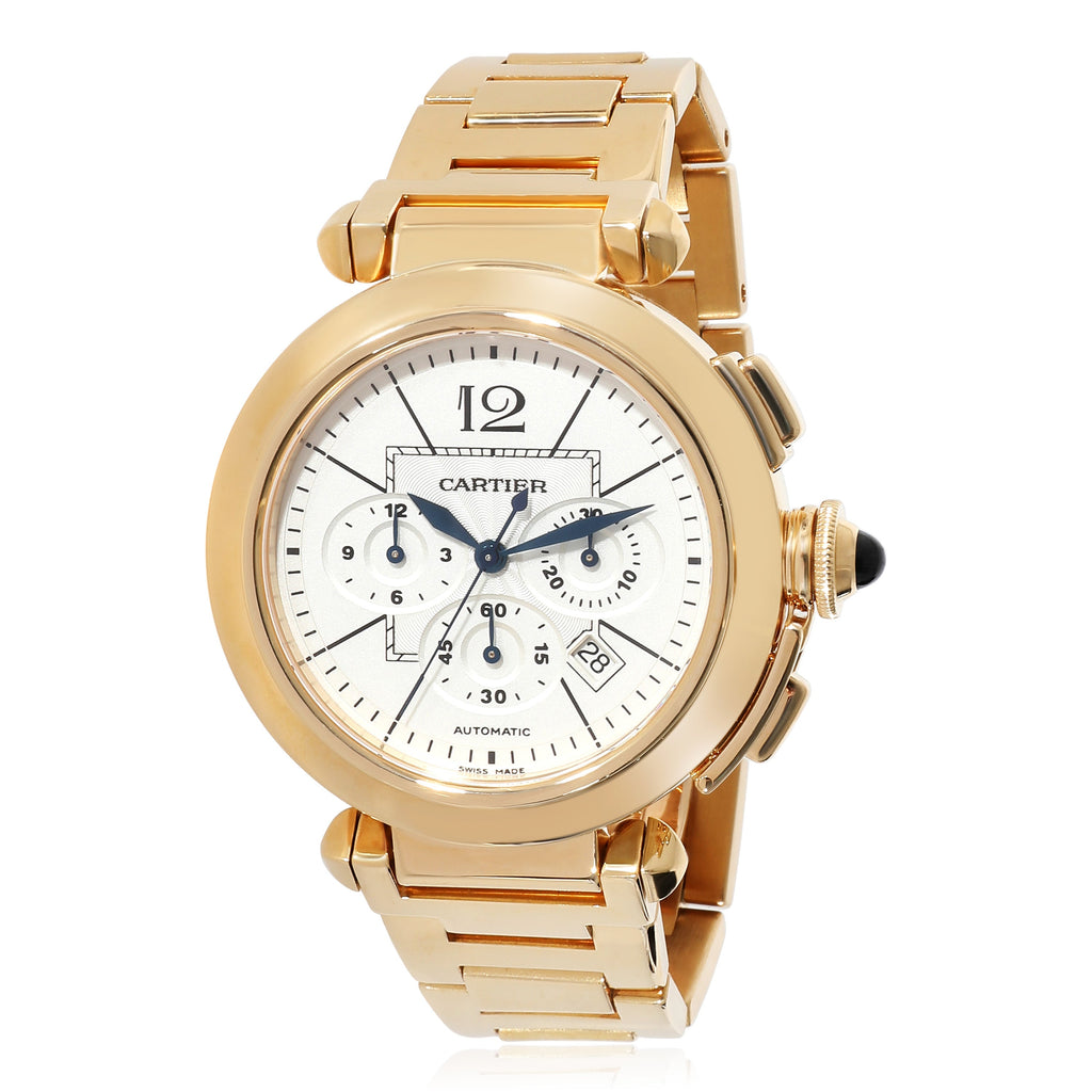 CARTIER Pasha W30201H9 Men's Watch in 18kt Yellow Gold