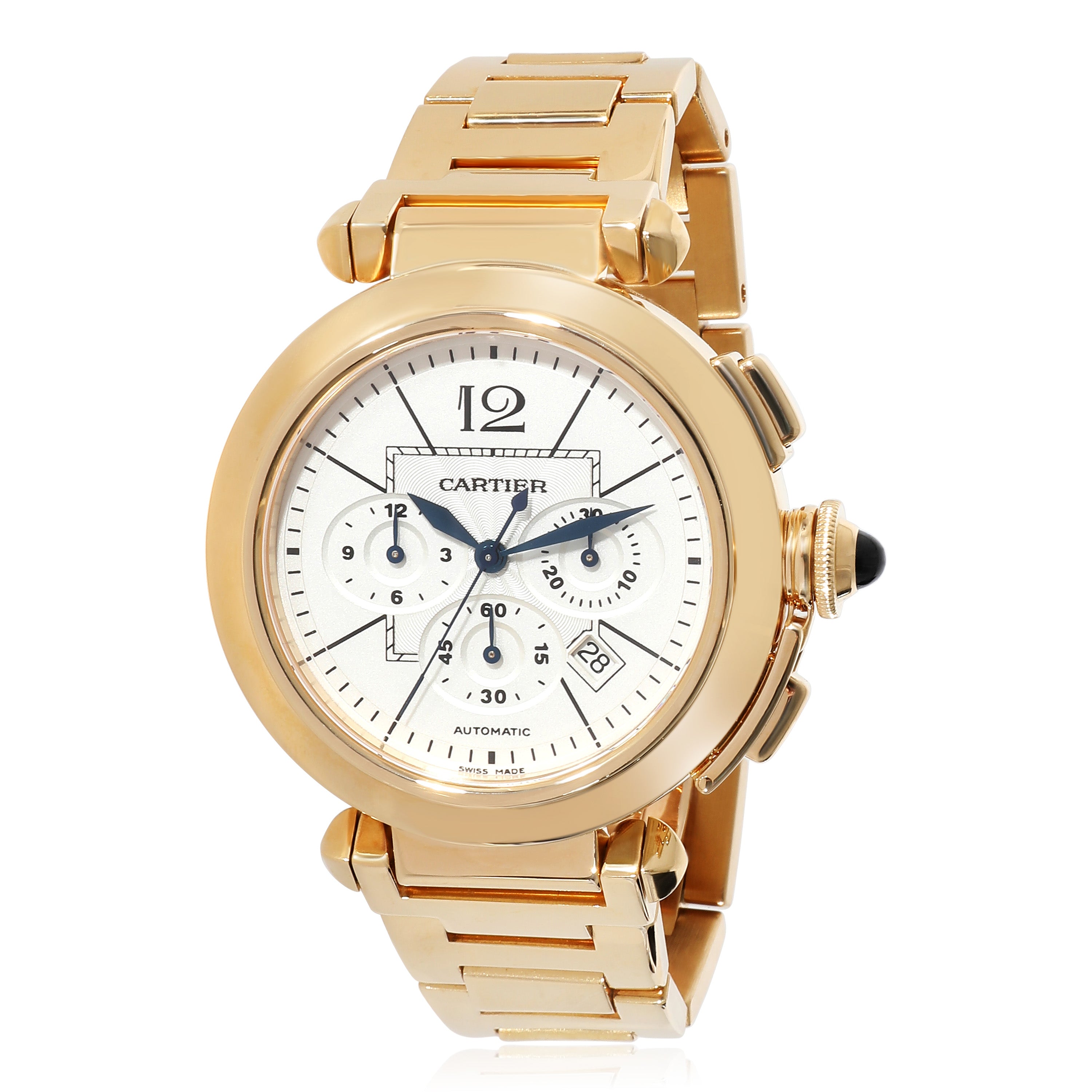 CARTIER Pasha W30201H9 Men's Watch in 18kt Yellow Gold
