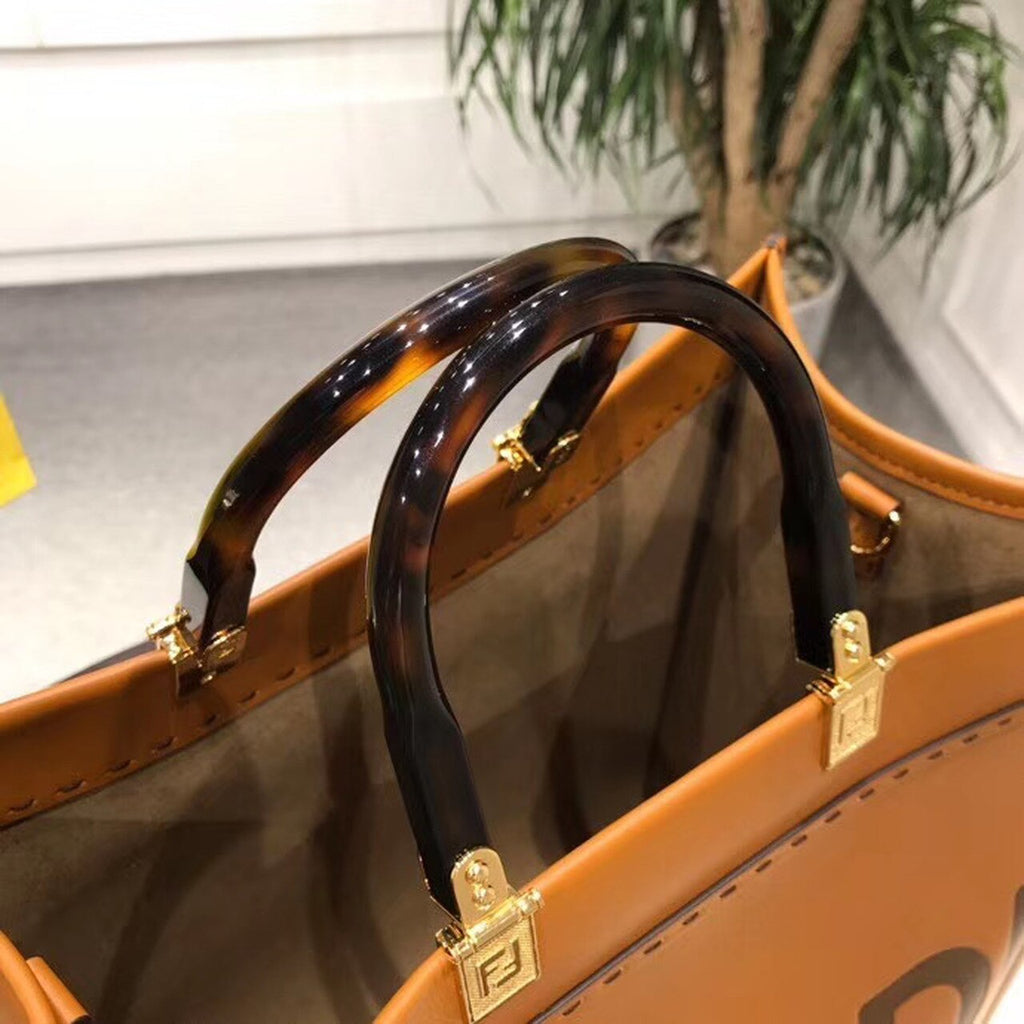 FI Sunshine Large Tote Bag Brown For Women, Handbags, Shoulder And Crossbody Bags 15.7in/40cm FF 8BH372AGLAMILF0PWZ