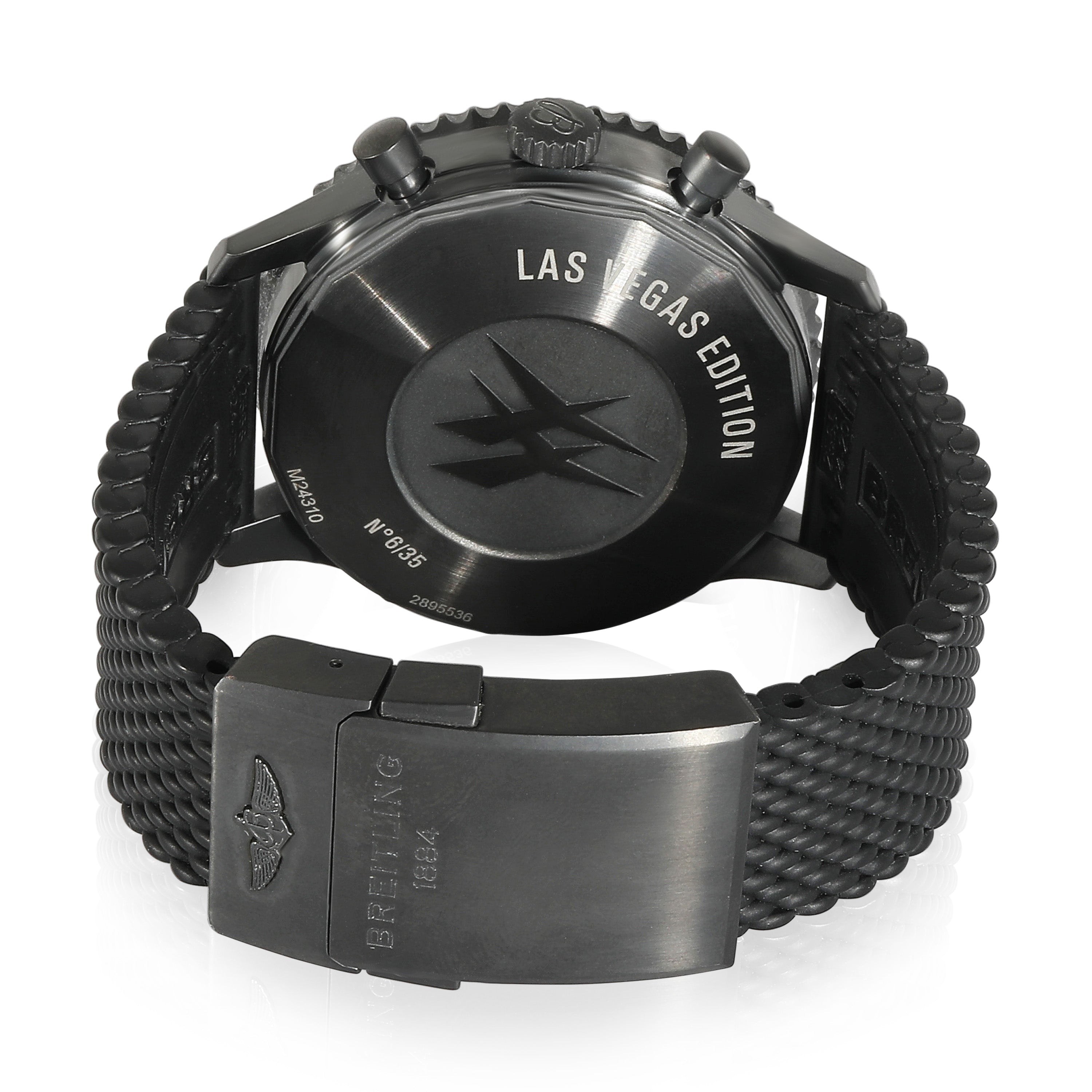 BREITLING Chronoliner Las Vegas Edition M24310 Men's Watch in Black Steel