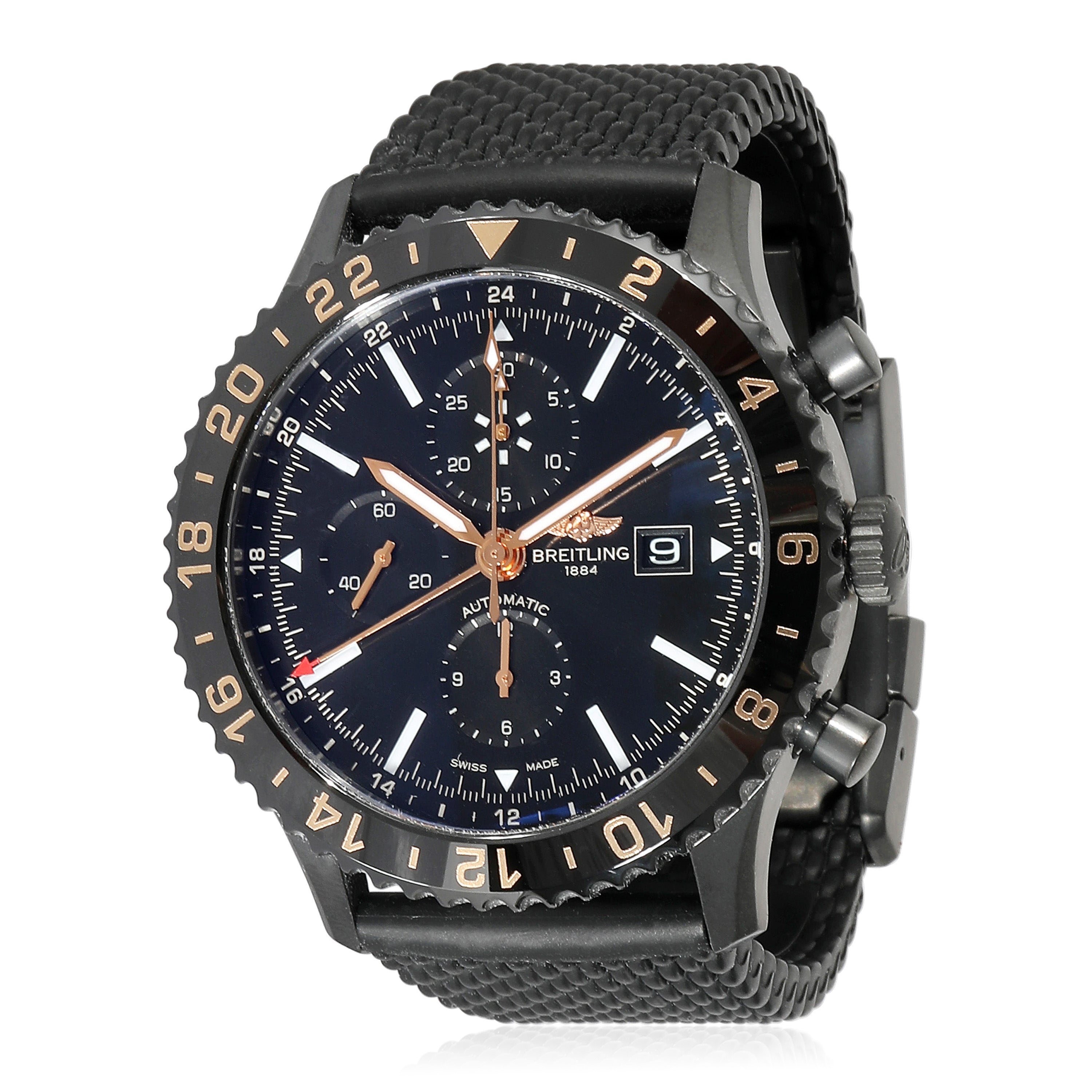 BREITLING Chronoliner Las Vegas Edition M24310 Men's Watch in Black Steel