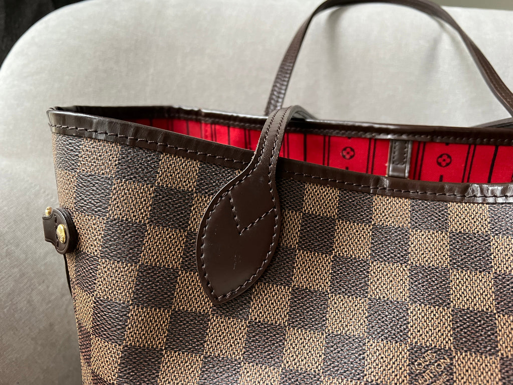 Louis Vuitton Neverfull MM Damier Ebene Cherry Interior (RRP £1410)