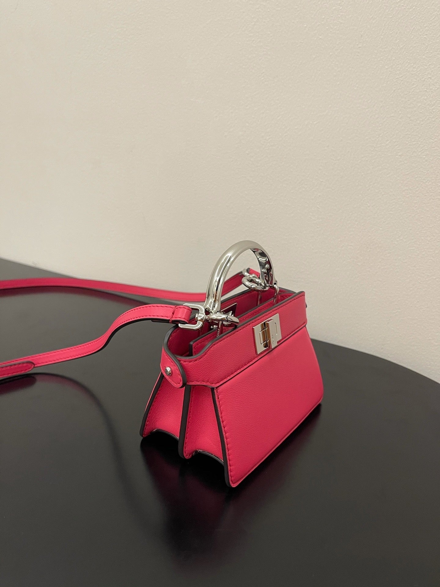 FI GlamI ISeeU Petite Pink Micro Bag For Woman 11cm/4.5in