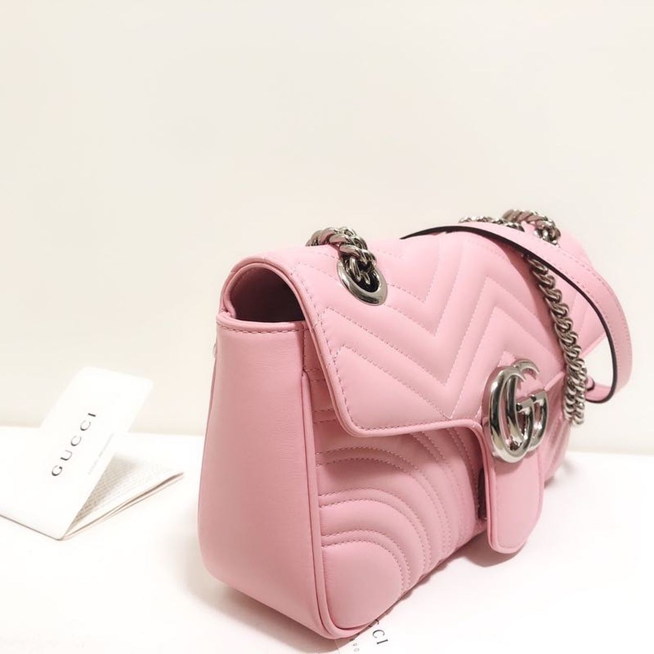 Glami Marmont Small MatelassÃƒÂ© Shoulder Bag Dusty Pink MatelassÃƒÂ© Chevron For Women 10in/26cm Glami Ã¢â‚¬Å½443497 DTGLAMIT 5729