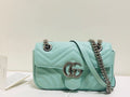 gg Marmont Matelassé Mini Bag Mint Green Matelassé Chevron For Women 8.5in/22cm gg