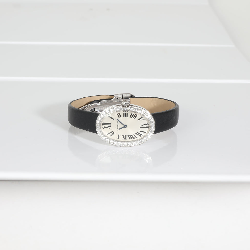 CARTIER Baignoire WB520027 Women's Watch in 18kt White Gold