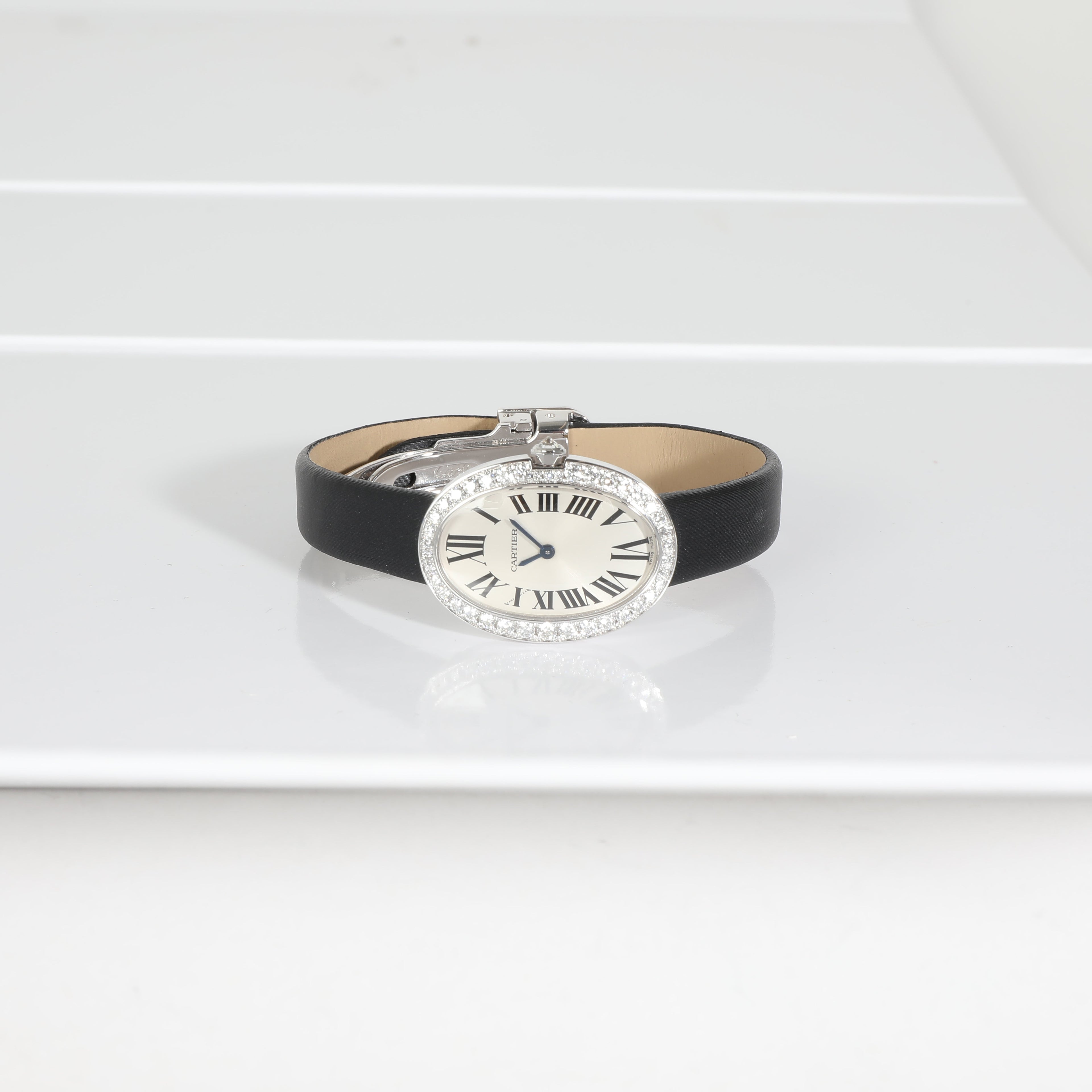 CARTIER Baignoire WB520027 Women's Watch in 18kt White Gold