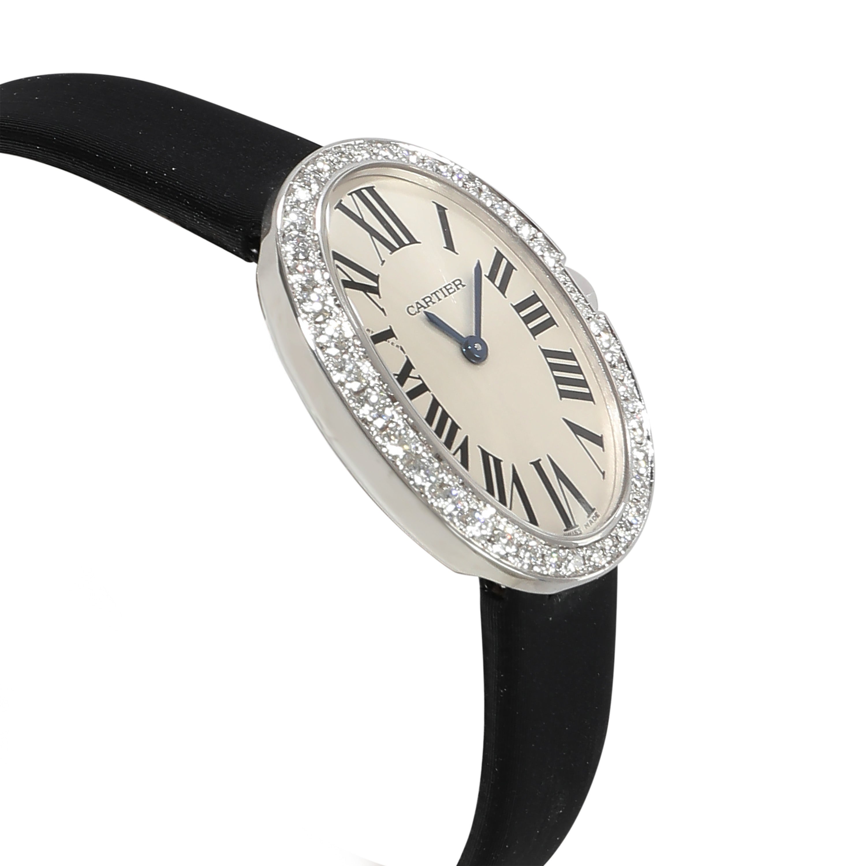 CARTIER Baignoire WB520027 Women's Watch in 18kt White Gold
