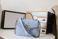 Glami Marmont Mini Top Handle Bag  Sky Blue For Women 8.3in/21cm Glami