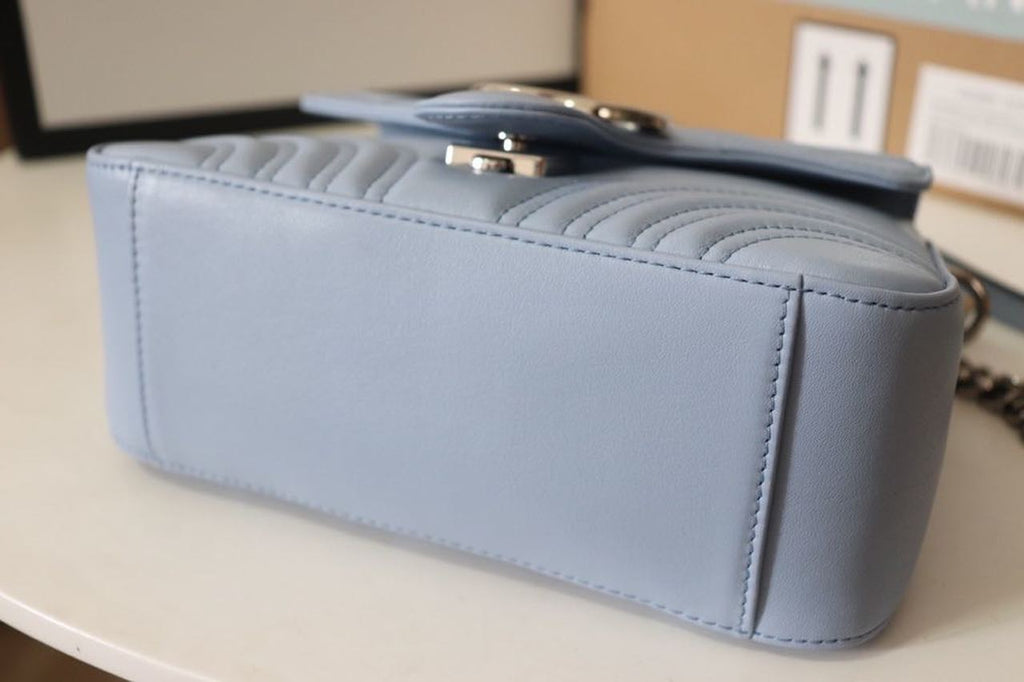 Glami Marmont Mini Top Handle Bag  Sky Blue For Women 8.3in/21cm Glami