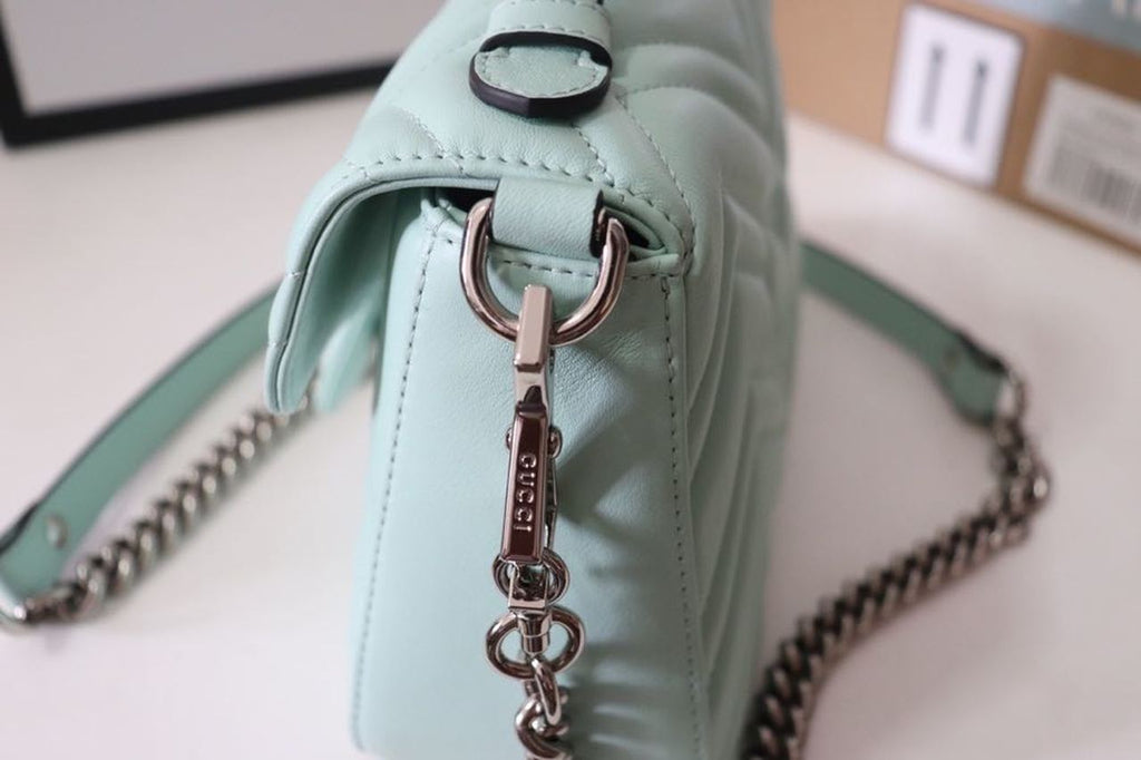 Glami Marmont Mini Top Handle Bag Mint Green For Women 8.3in/21cm Glami