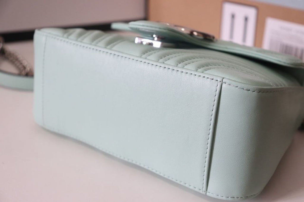 Glami Marmont Mini Top Handle Bag Mint Green For Women 8.3in/21cm Glami