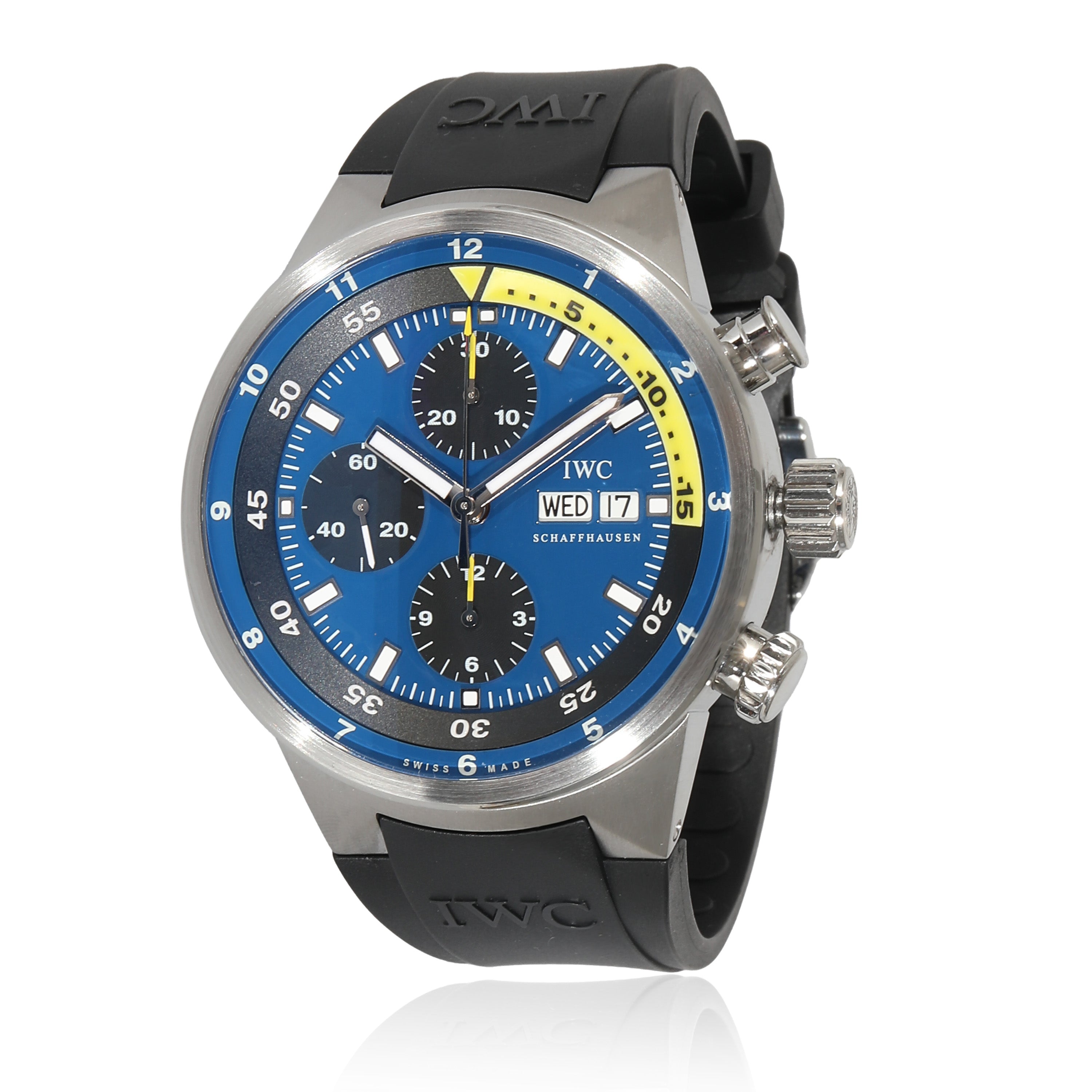 IWC Aquatimer Tribute to Calypso" IW378203 Men's Watch in Stainless Steel"