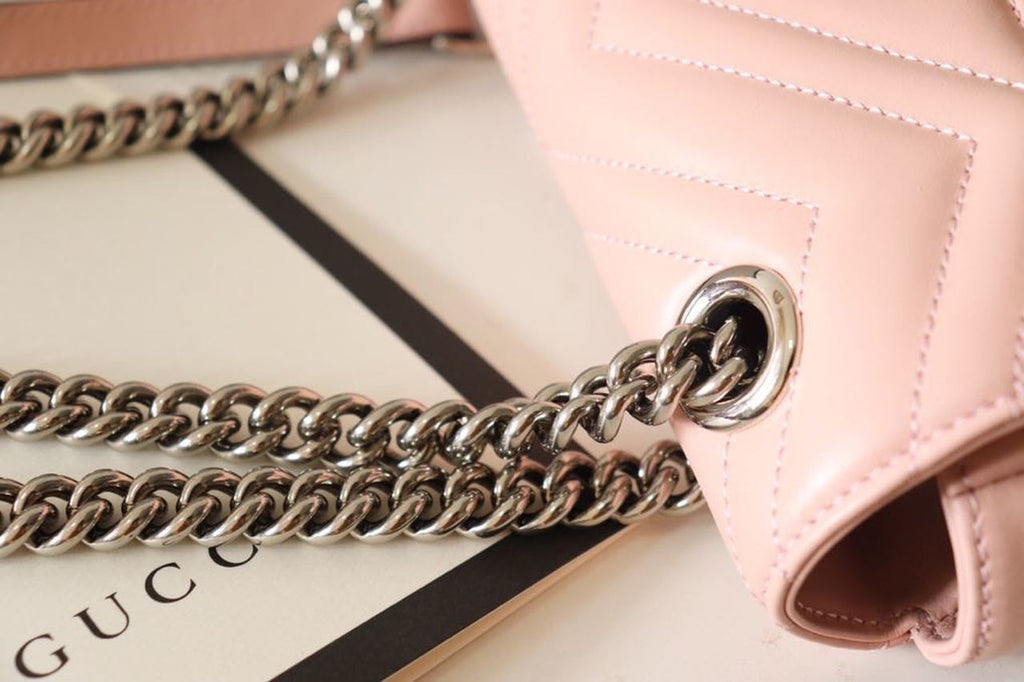 Glami Marmont MatelassÃƒÂ© Mini Bag Dusty Pink MatelassÃƒÂ© Chevron For Women 8.5in/22cm Glami
