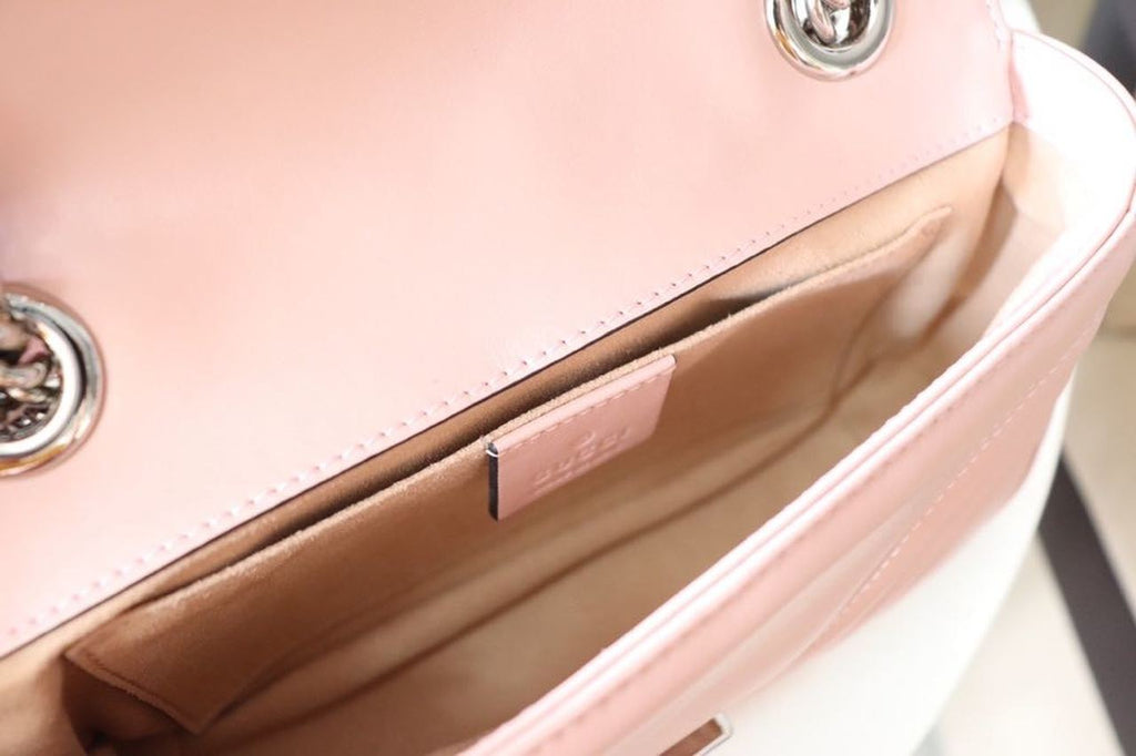 Glami Marmont MatelassÃƒÂ© Mini Bag Dusty Pink MatelassÃƒÂ© Chevron For Women 8.5in/22cm Glami