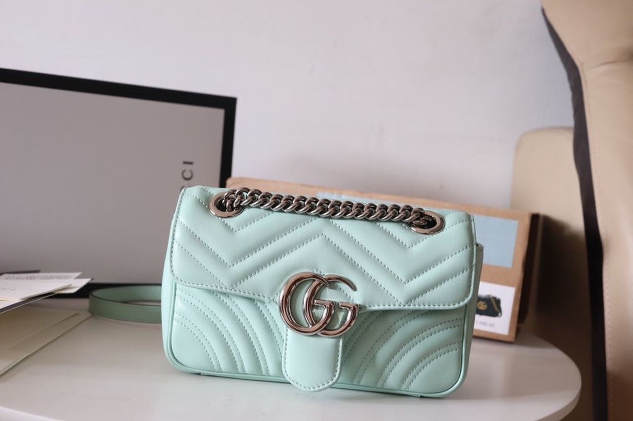 Glami Marmont MatelassÃƒÂ© Mini Bag Mint Green For Women 8.5in/22cm Glami
