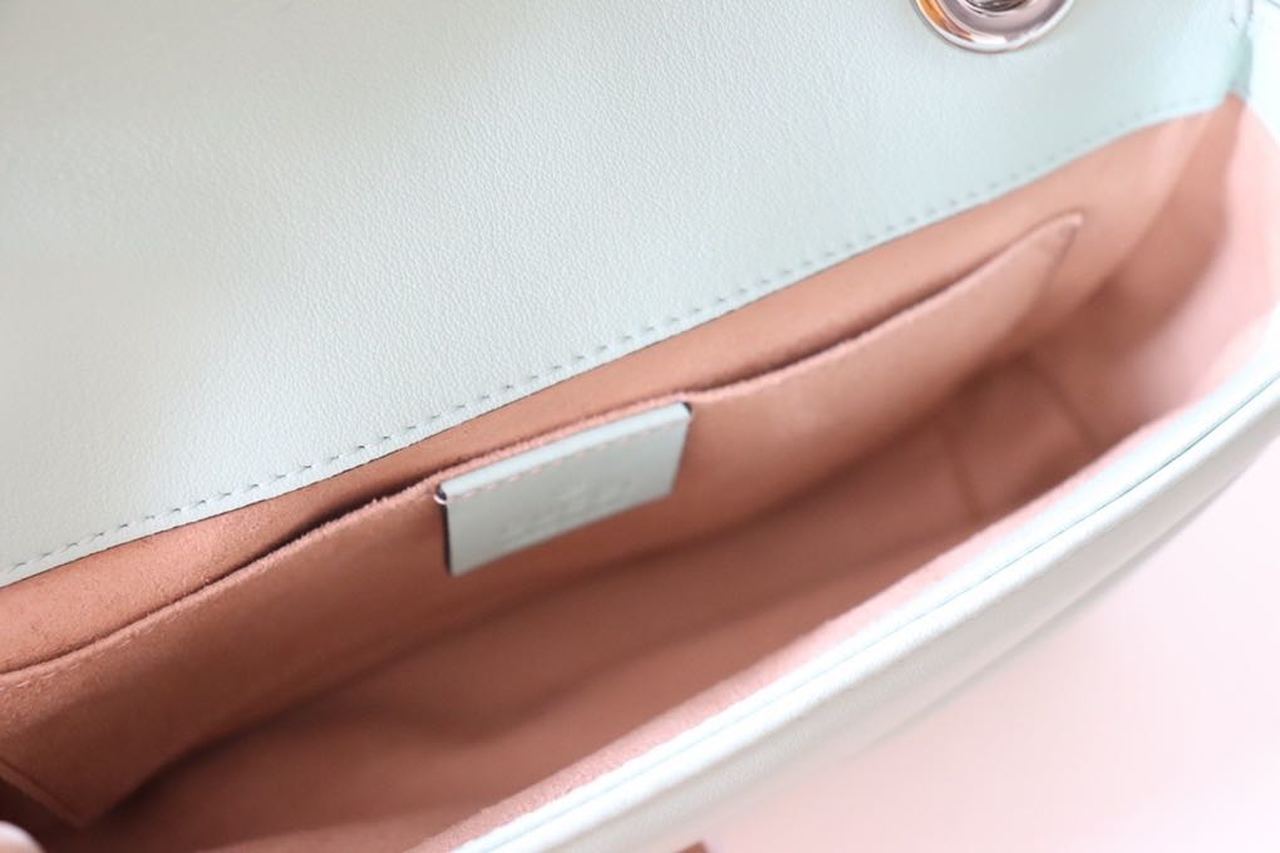 Glami Marmont MatelassÃƒÂ© Mini Bag Mint Green For Women 8.5in/22cm Glami