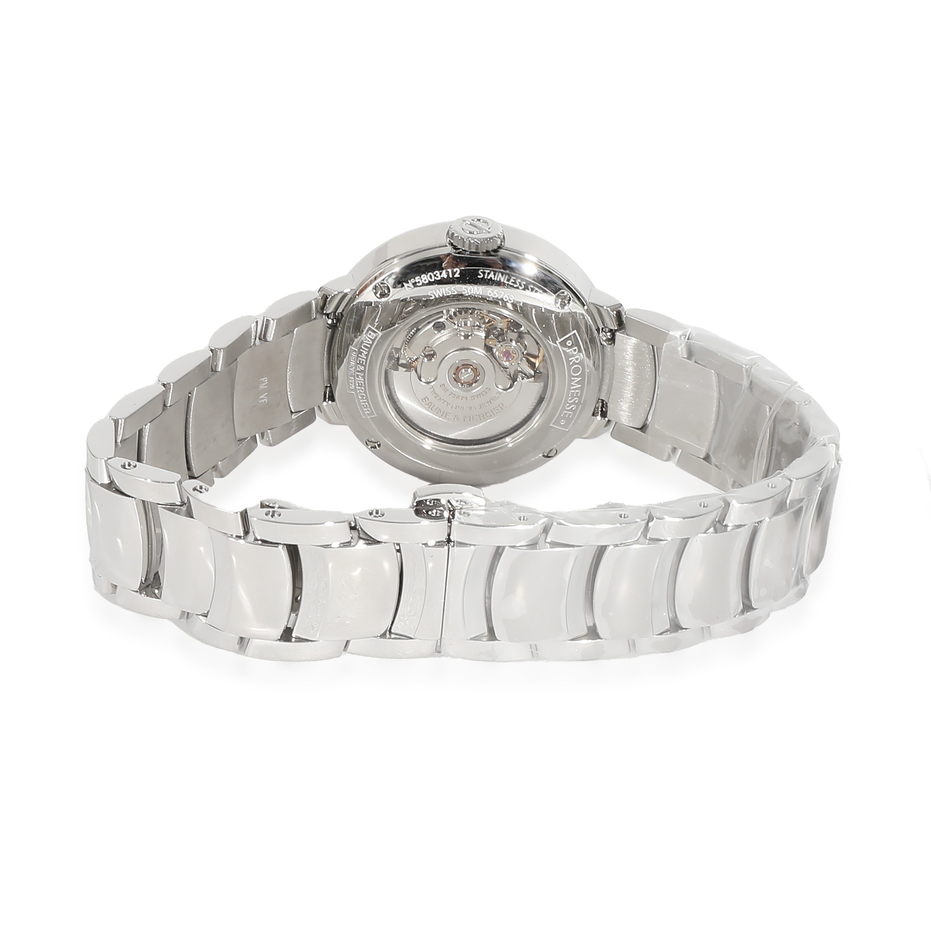 BAUME & MERCIER Promesse MOA10182 Women's Watch in Stainless Steel