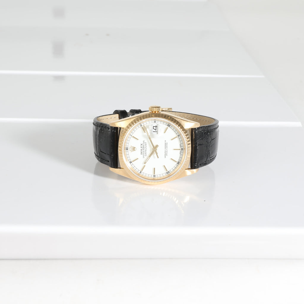 ROLEX Datejust 16238 Men's Watch in 18kt Yellow Gold