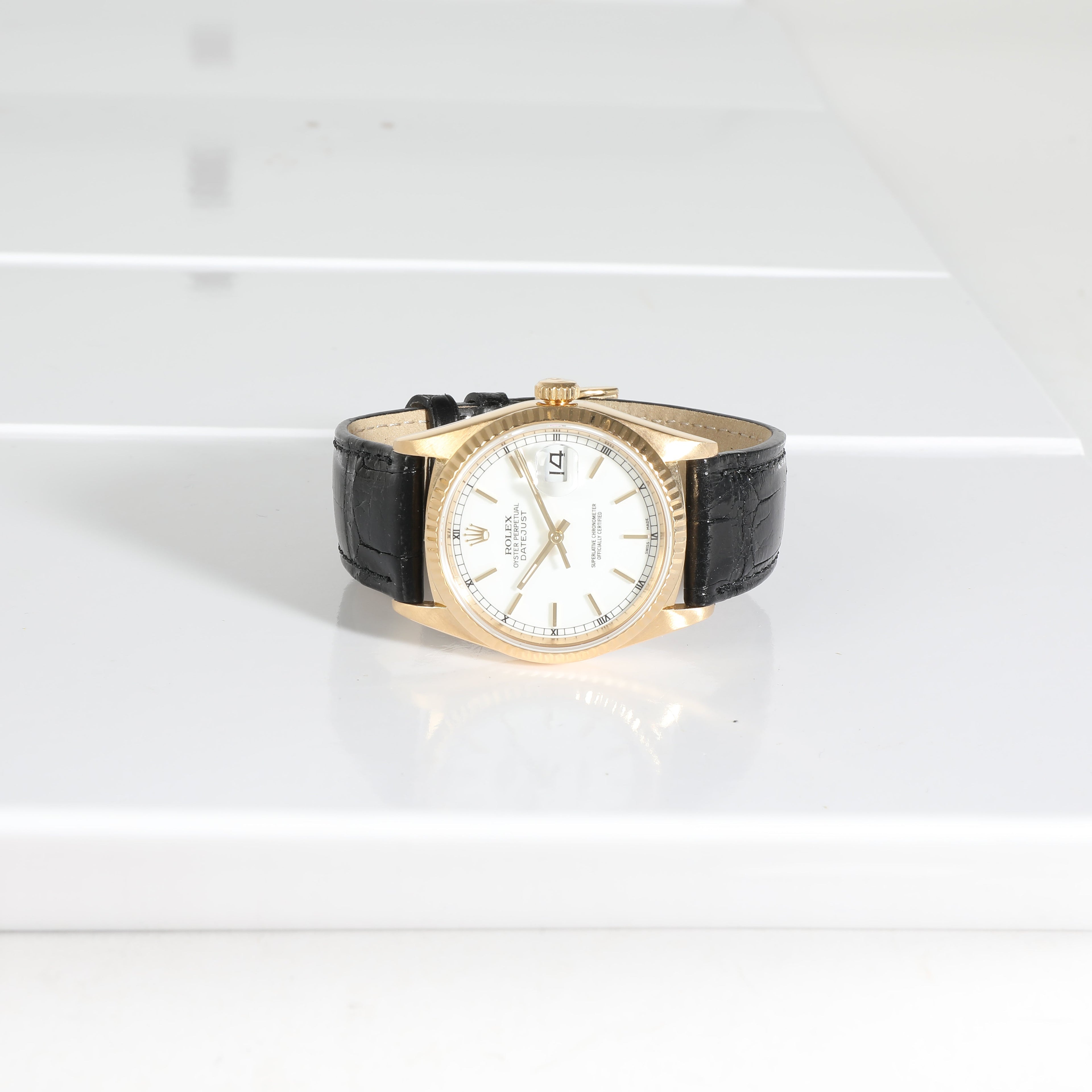 ROLEX Datejust 16238 Men's Watch in 18kt Yellow Gold