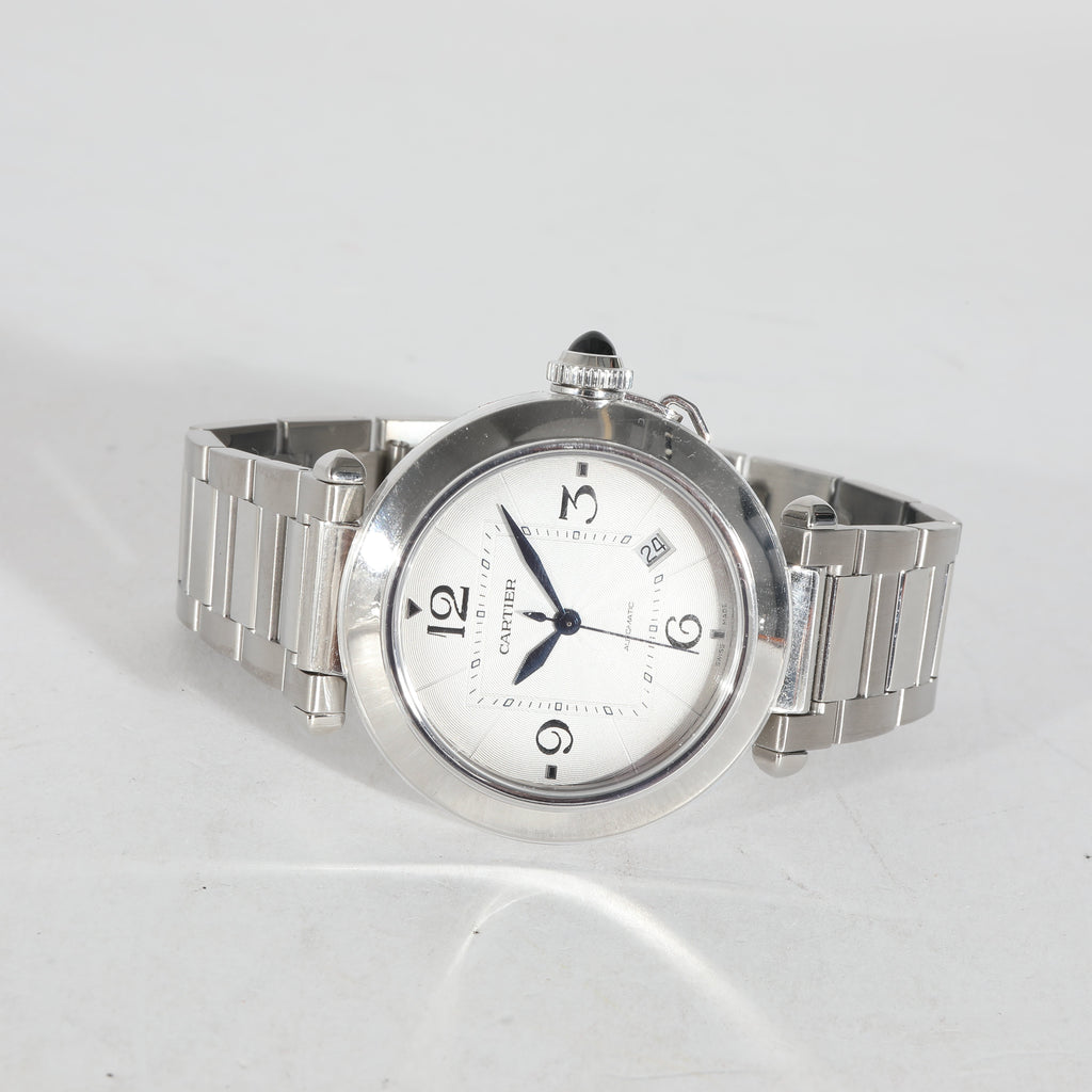 CARTIER Pasha de WSPA0009 Men's Watch in Stainless Steel