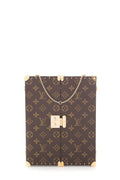 Louis Vuitton Brown Tri Fold Canvas Mirror on Chain