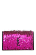 Saint Laurent KATE Pink Sequin Cross-Body