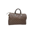 Louis Vuitton Damier Ebene Speedy 35 Satchel