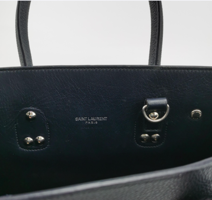 Preloved YSL Saint Laurent Sac de JourBaby 26cm Black 250226781081507