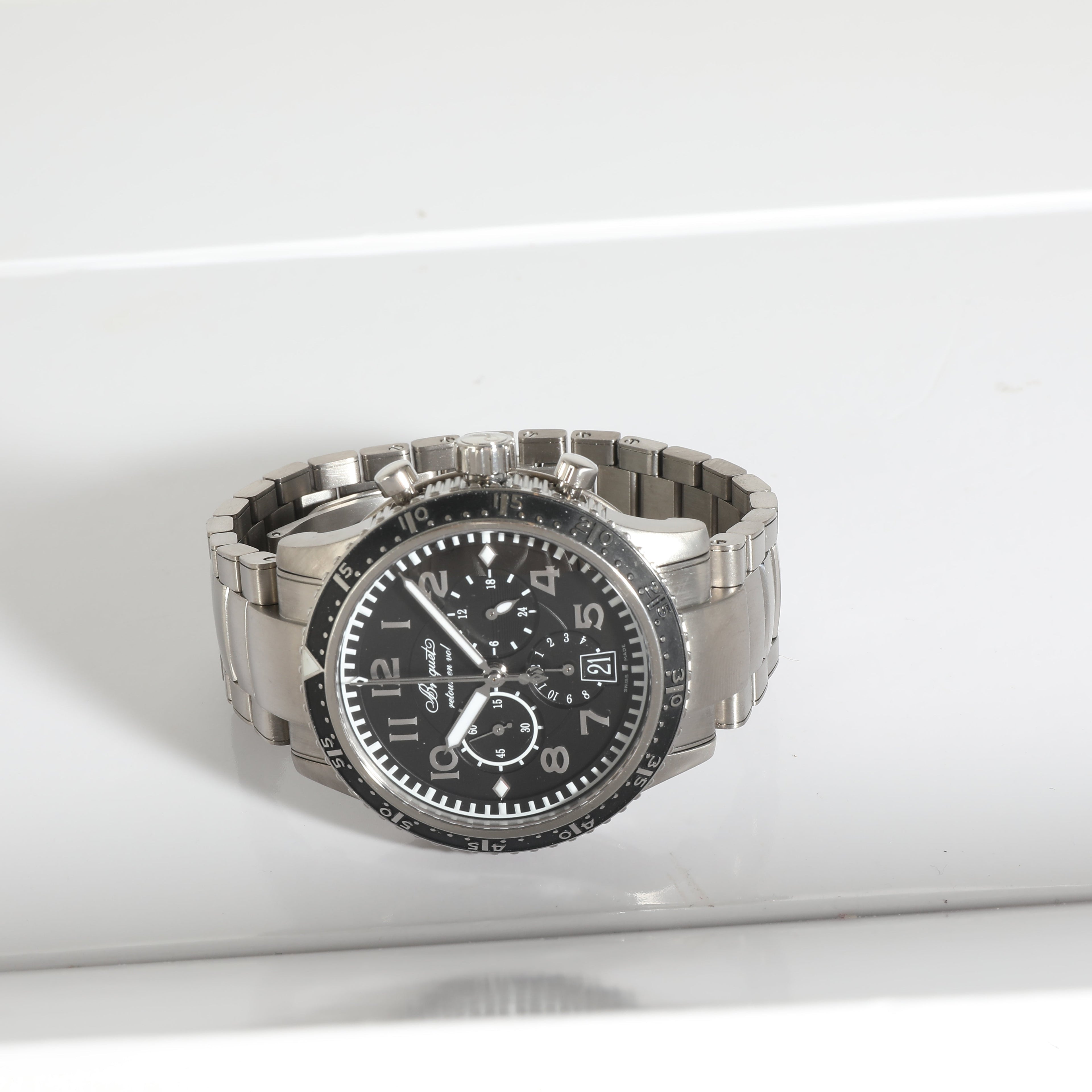 BREGUET Transatlanique Type XXI 3810TI/H2/TZ9 Men's Watch in Titanium