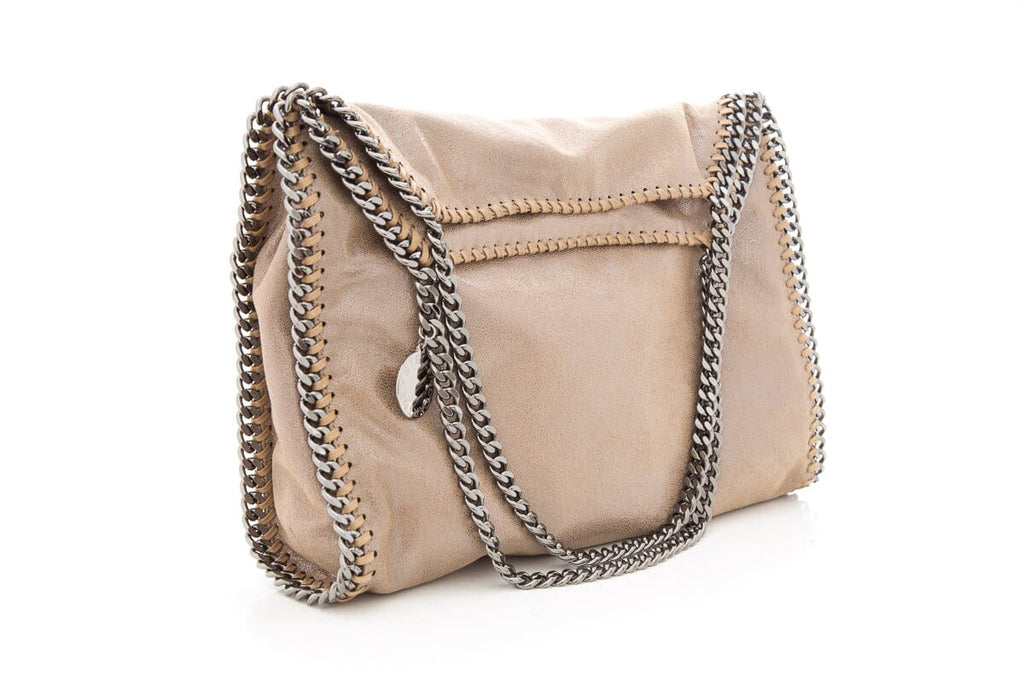 Stella McCartney Beige Shimmer Falabella Handbag